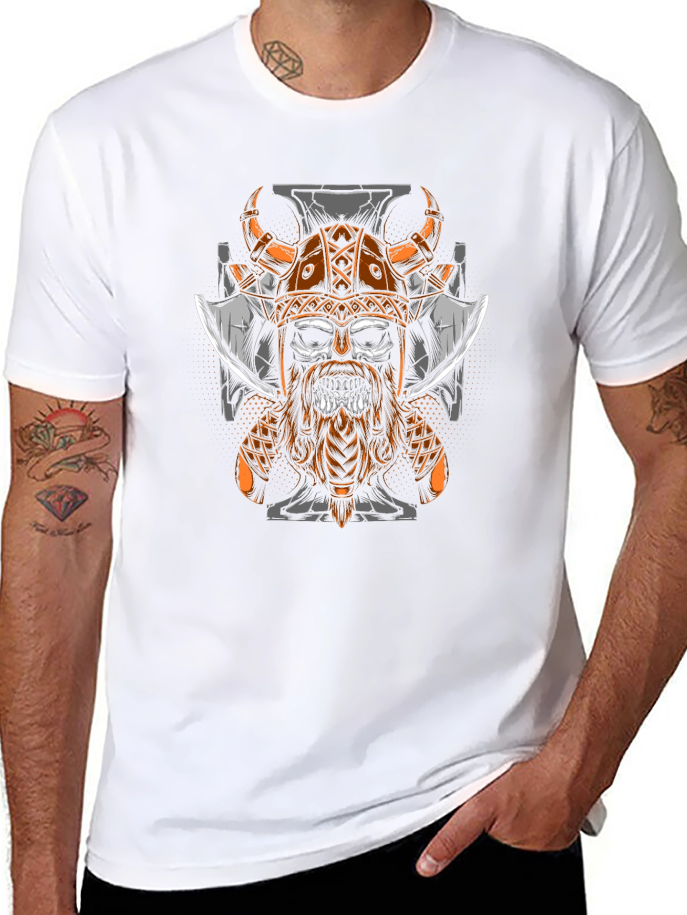 Viking Skull Graphic Tee