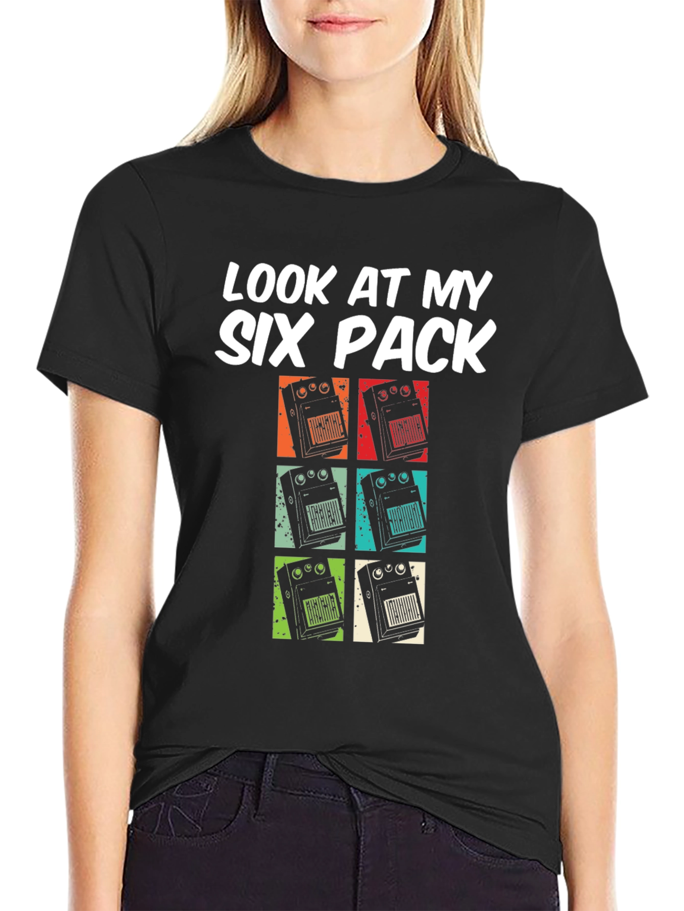 Six Pack Guitar Pedal T-Shirt