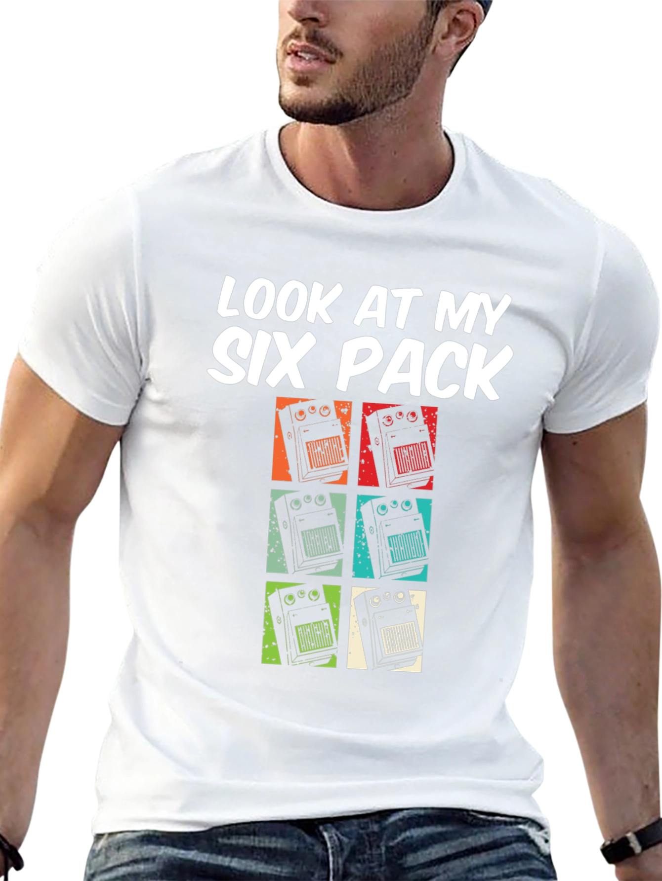Six Pack Guitar Pedal T-Shirt