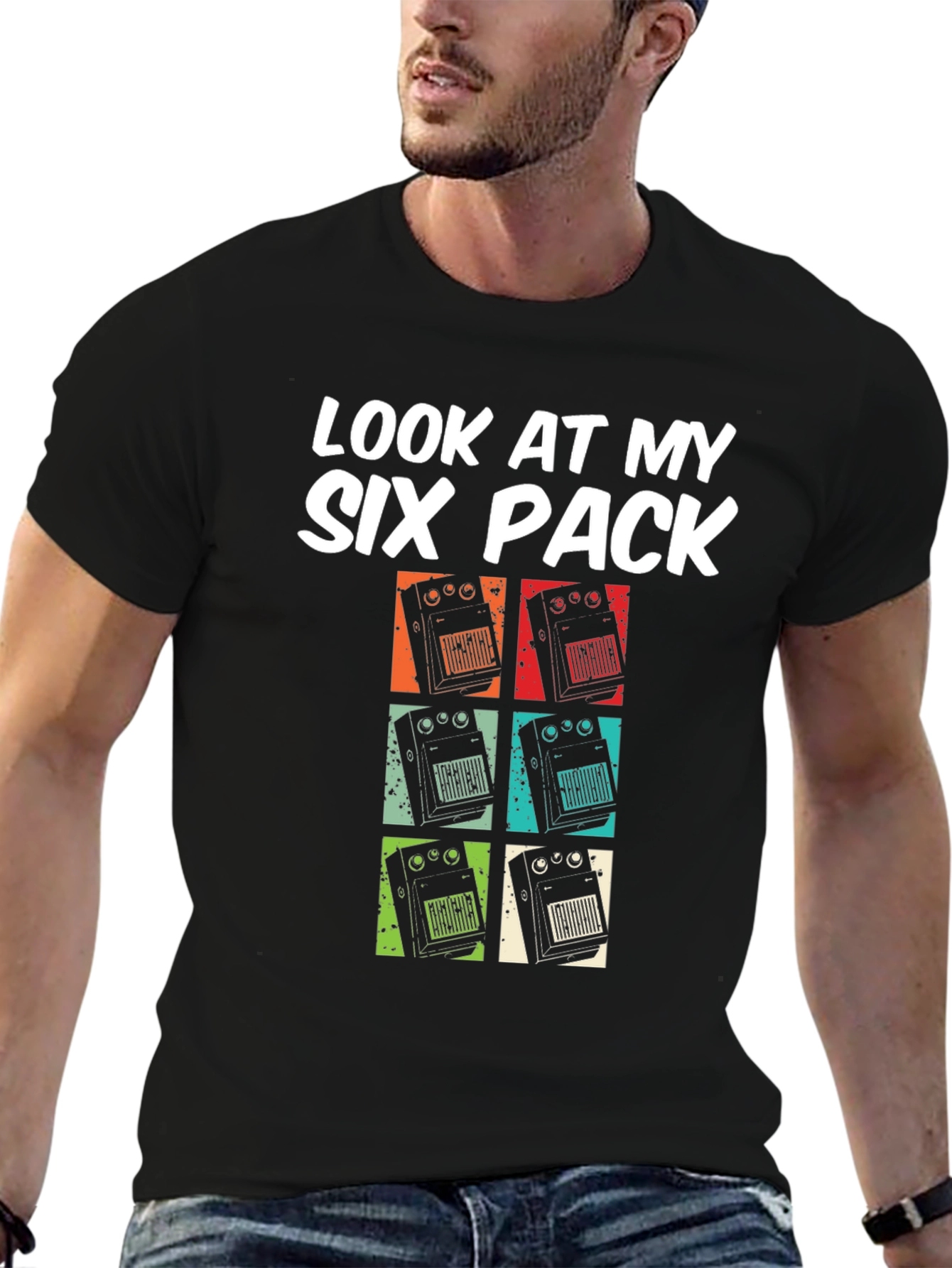 Six Pack Guitar Pedal T-Shirt