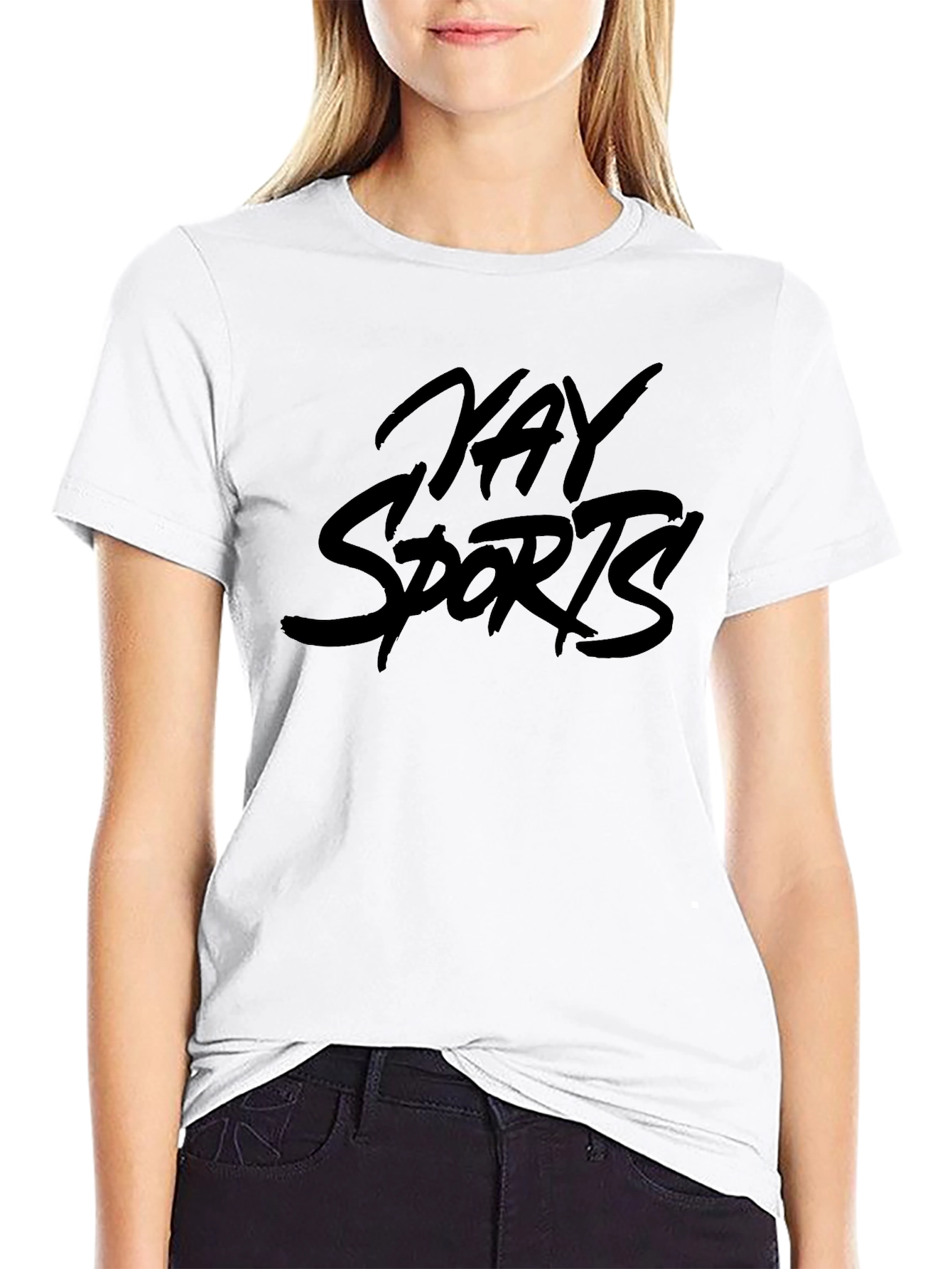 Nay Sports Black Graphic Tee