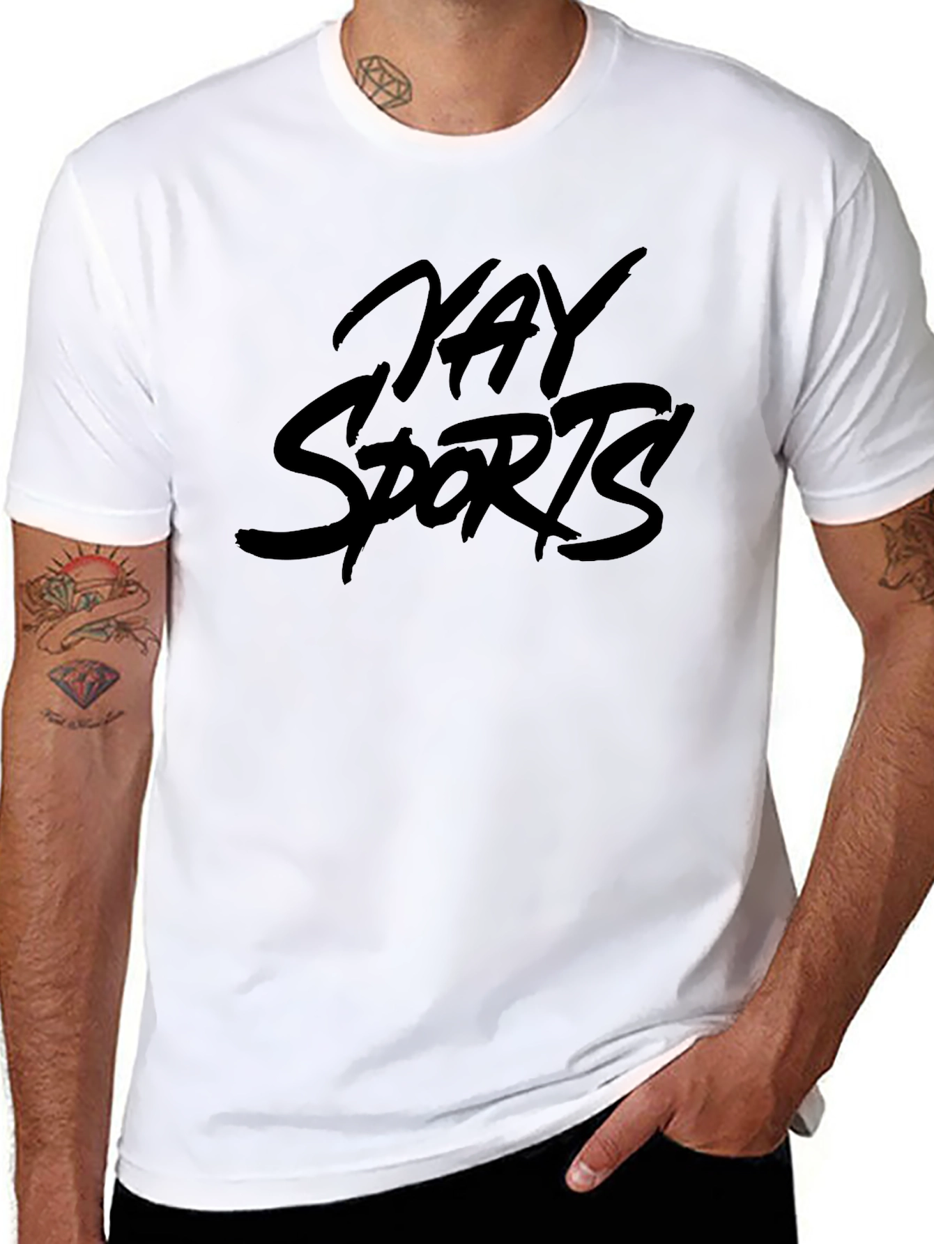 Nay Sports Black Graphic Tee