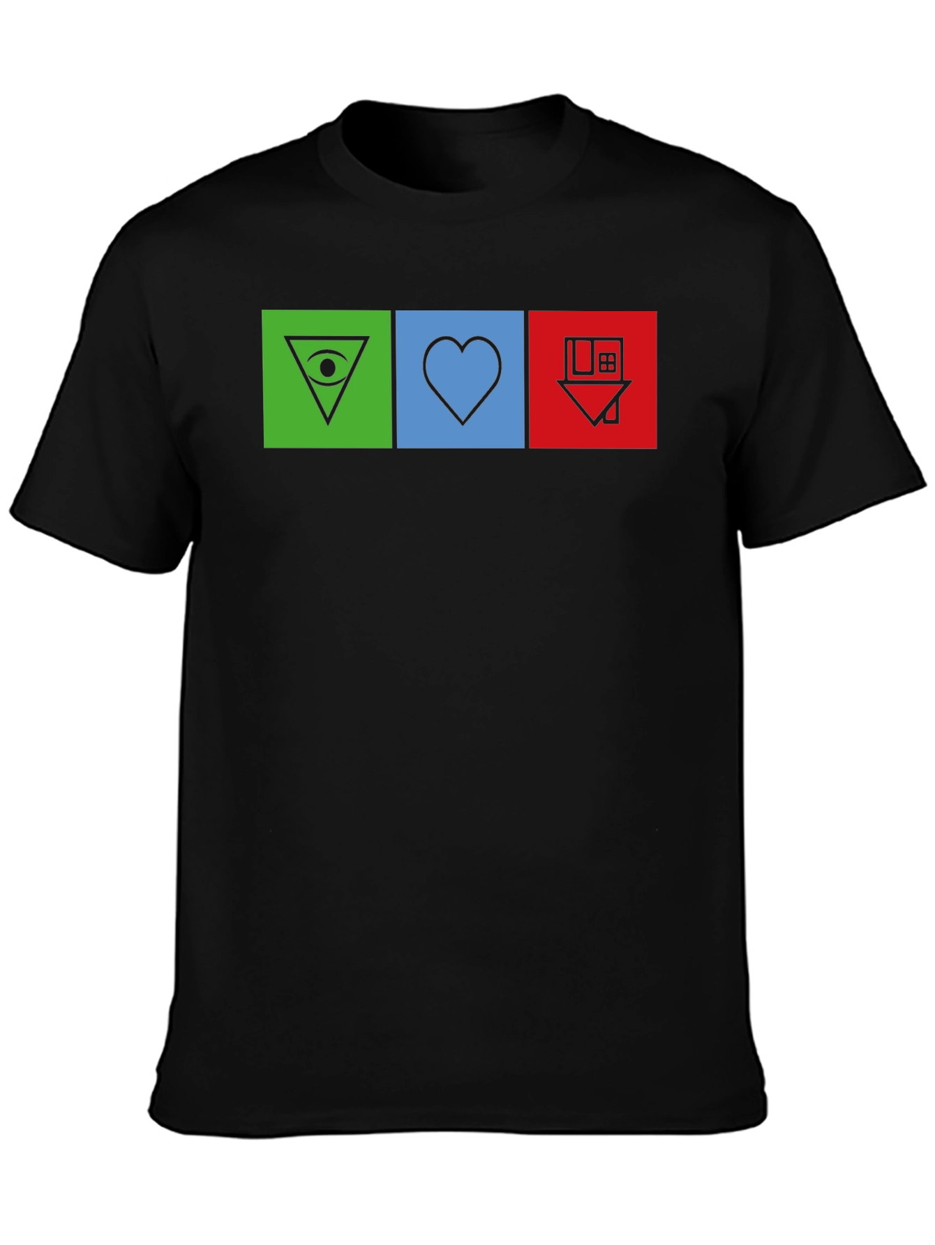 Geometric Symbol T-Shirt - Unique Design