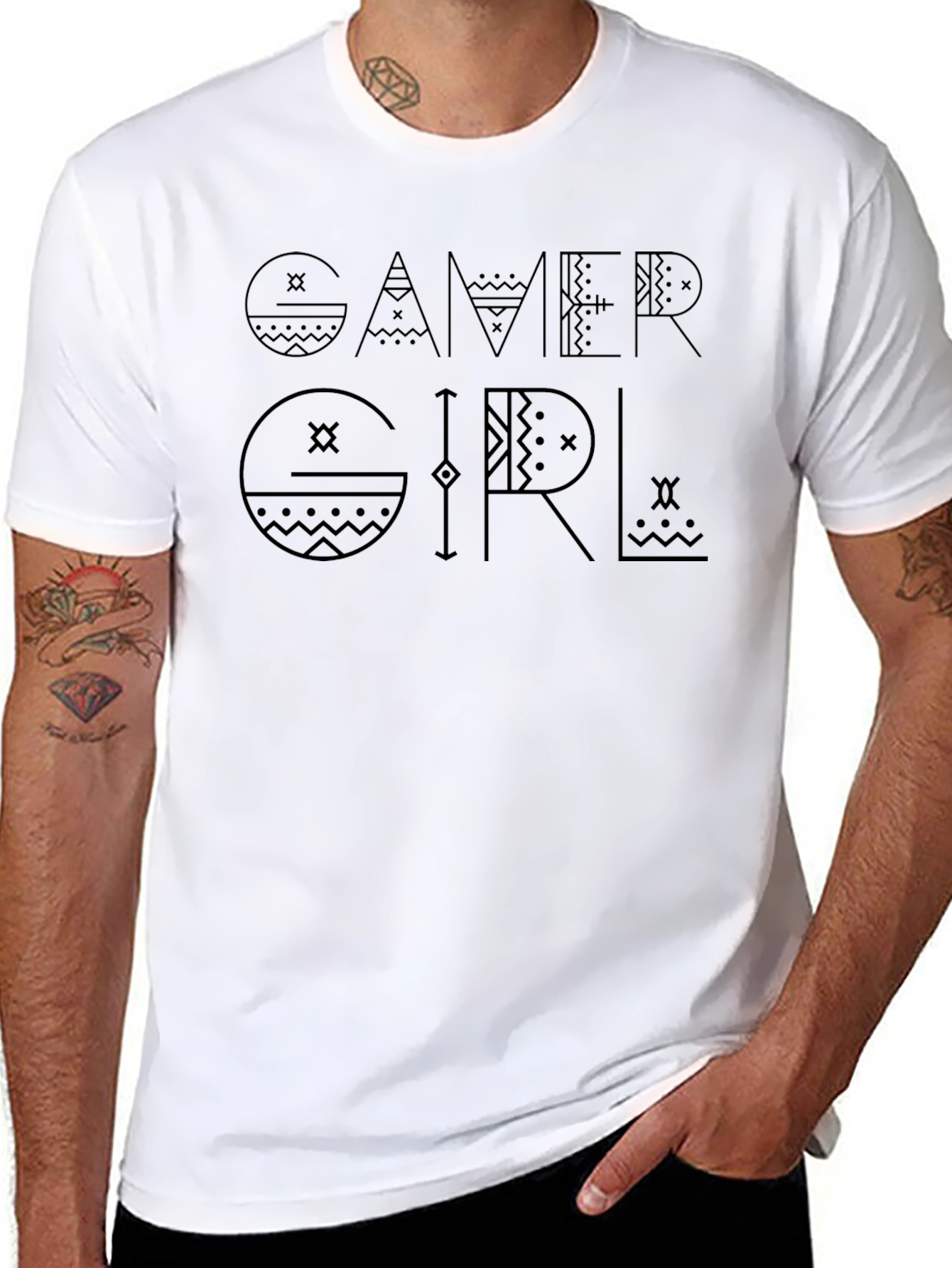 Gamer Girl Black Graphic Tee - Stylish Casual Wear
