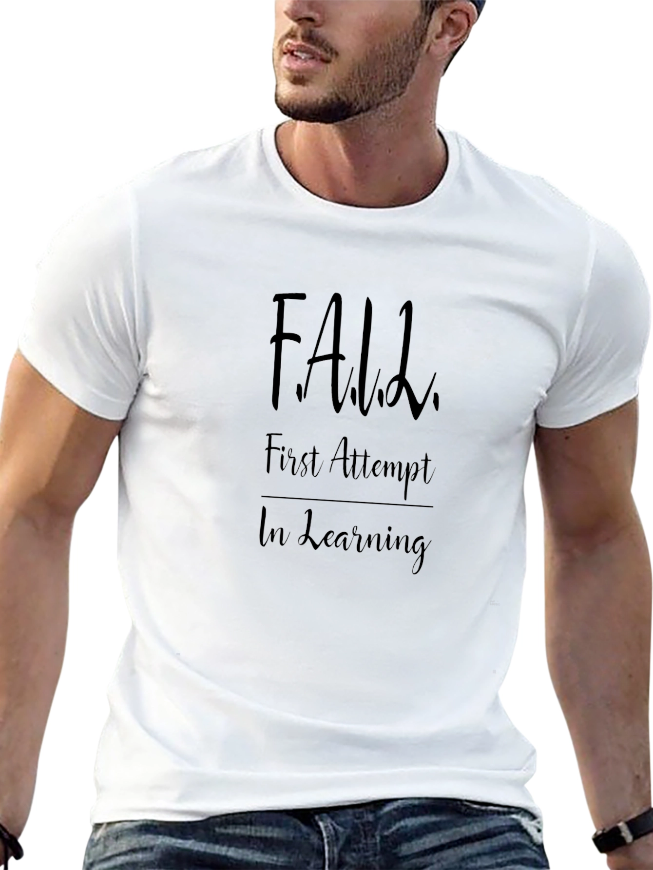FALL First Attempt In Learning Mens Black Tee