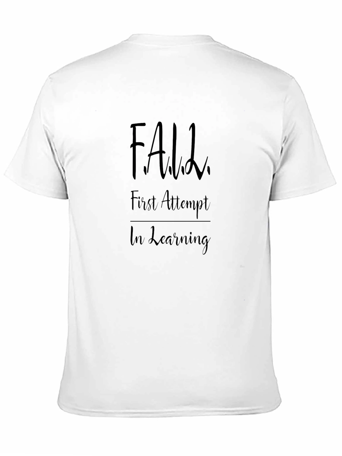 FALL First Attempt In Learning Mens Black Tee