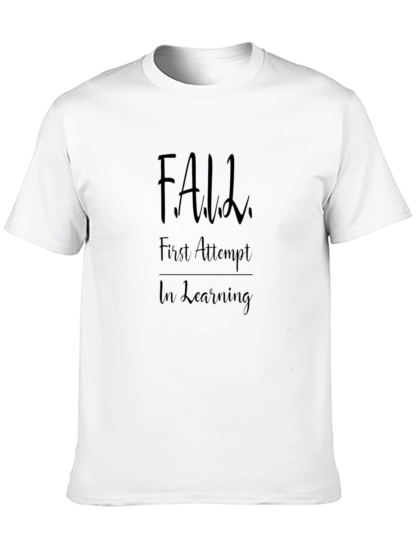 FALL First Attempt In Learning Mens Black Tee