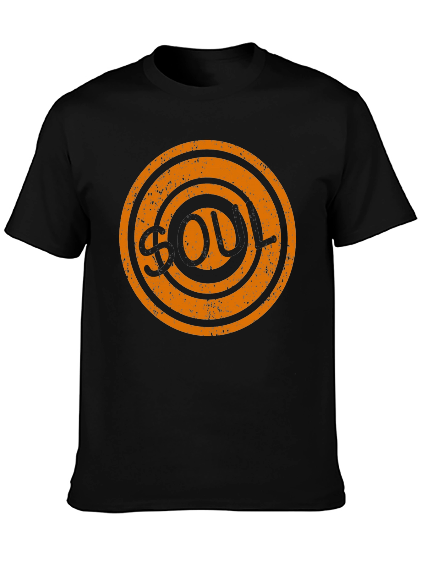Retro Soul Symbol Black T-Shirt
