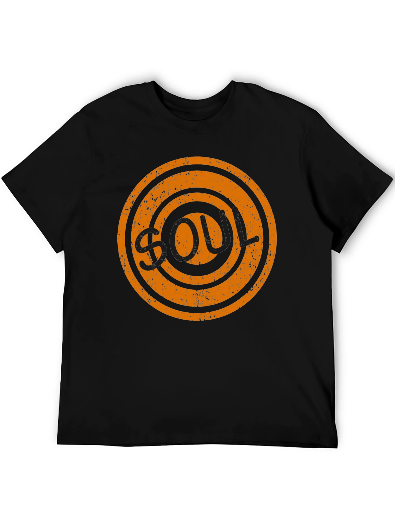 Retro Soul Symbol Black T-Shirt