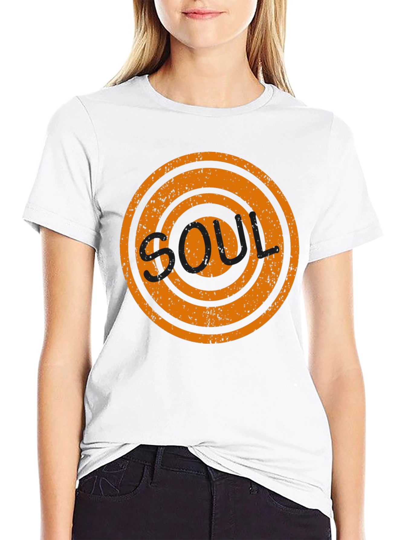 Retro Soul Symbol Black T-Shirt