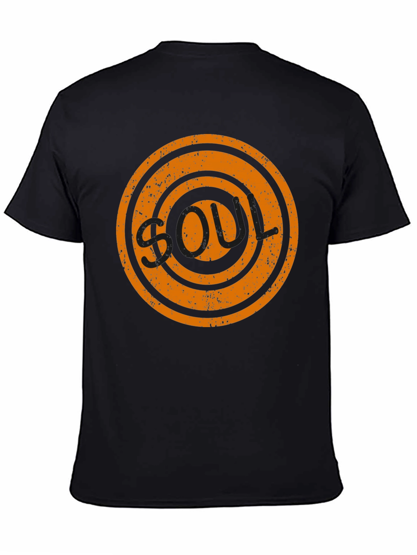 Retro Soul Symbol Black T-Shirt
