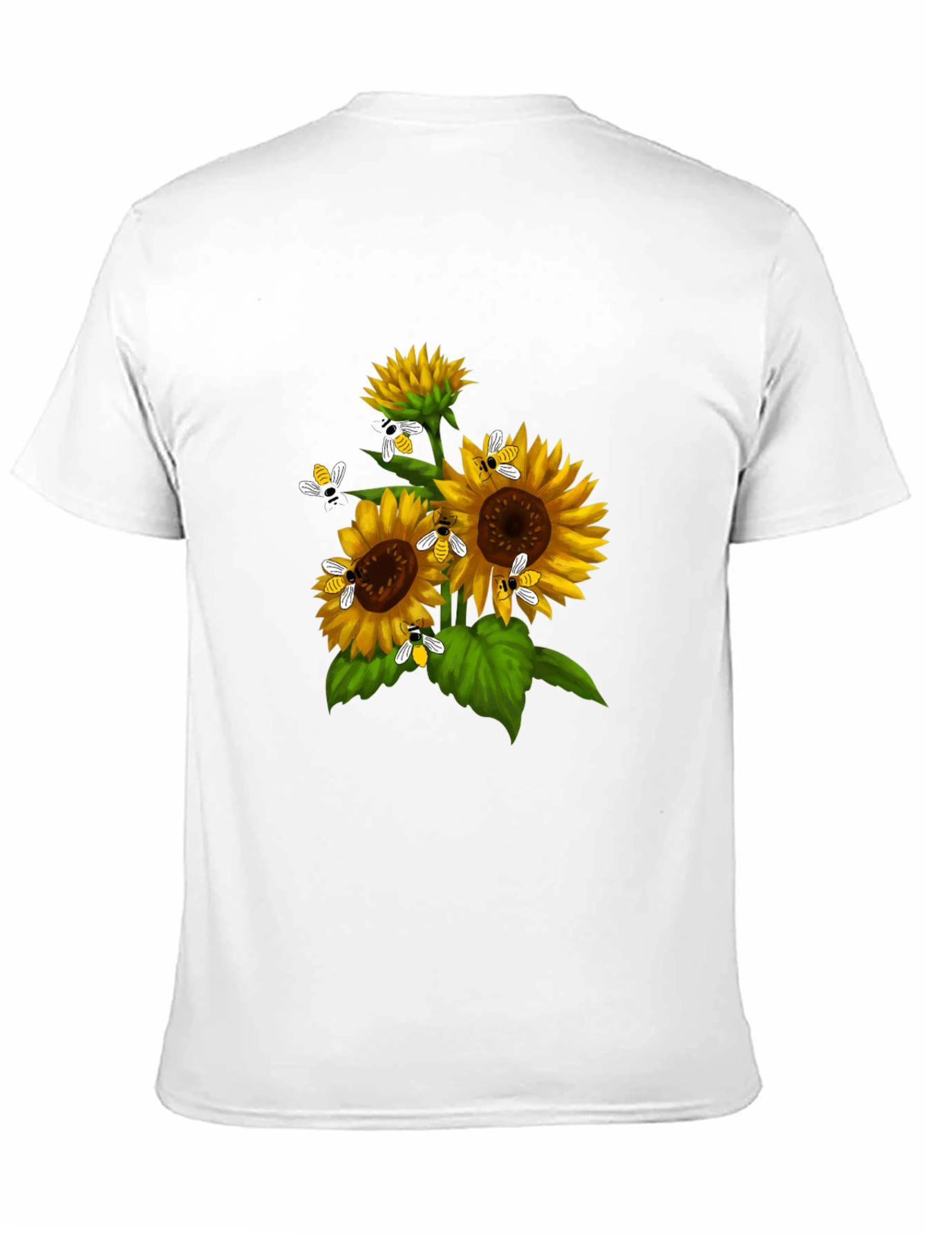 Sunflower Bee Graphic T-Shirt
