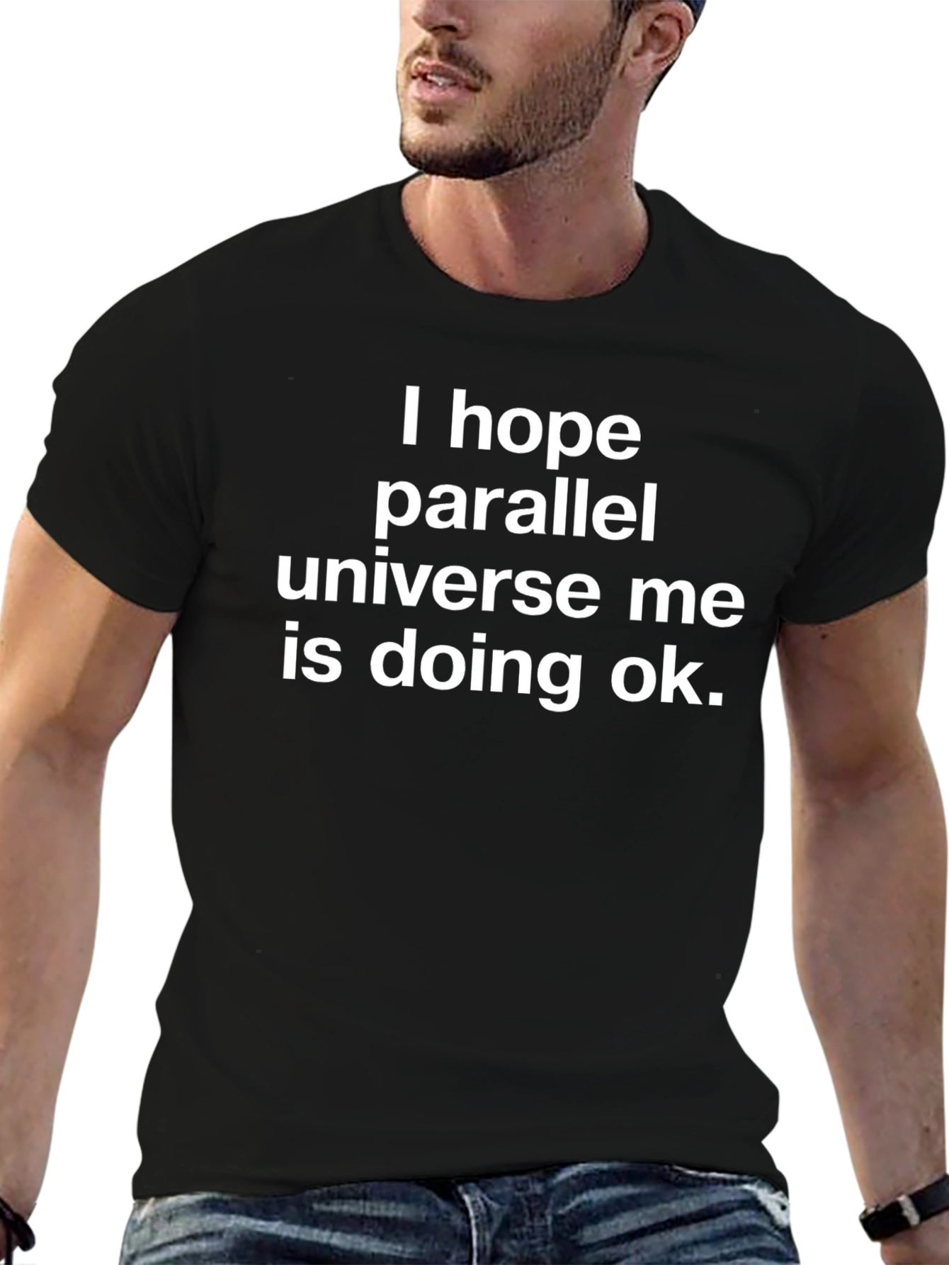Parallel Universe Me Graphic Tee - Black