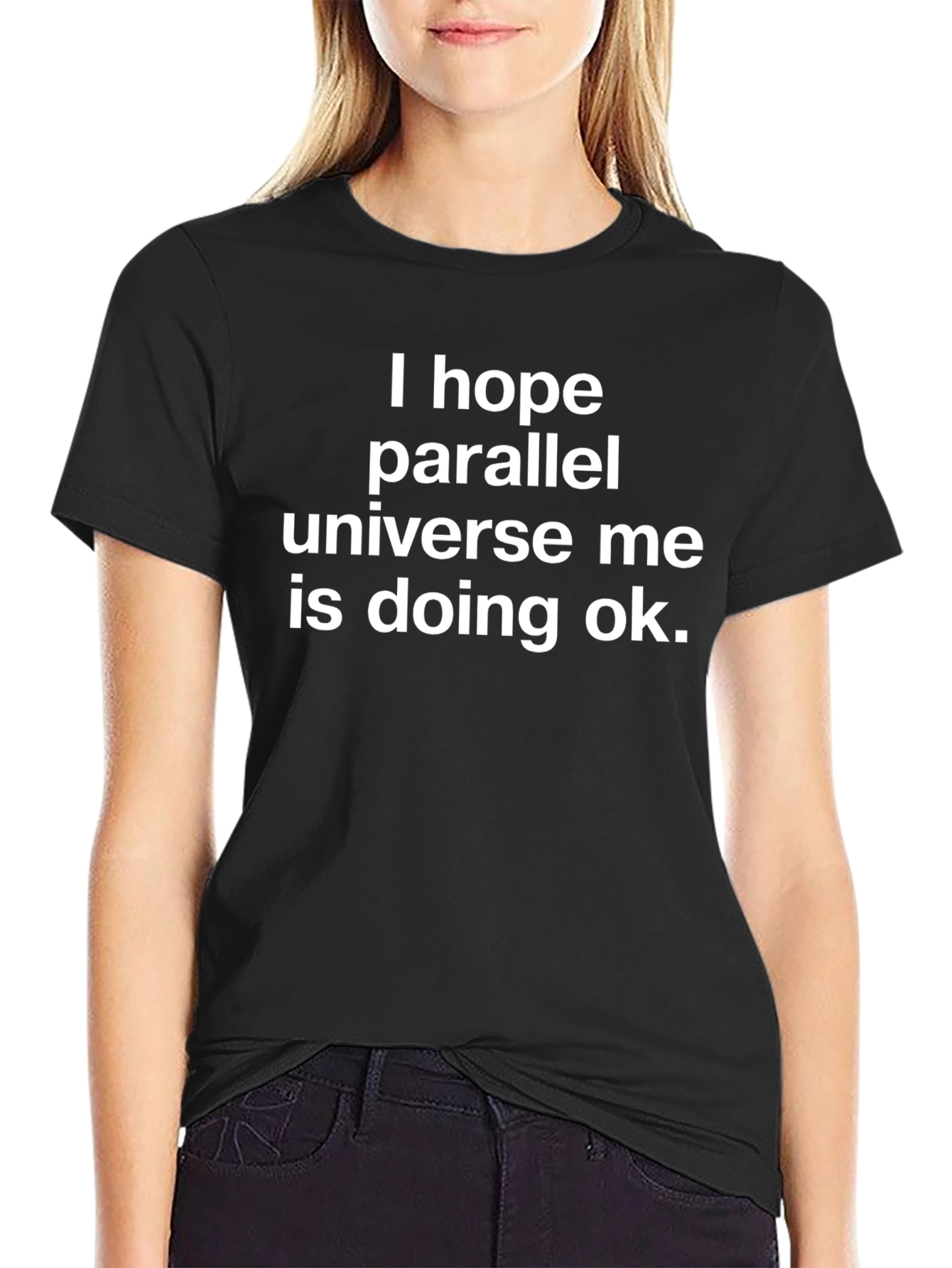 Parallel Universe Me Graphic Tee - Black