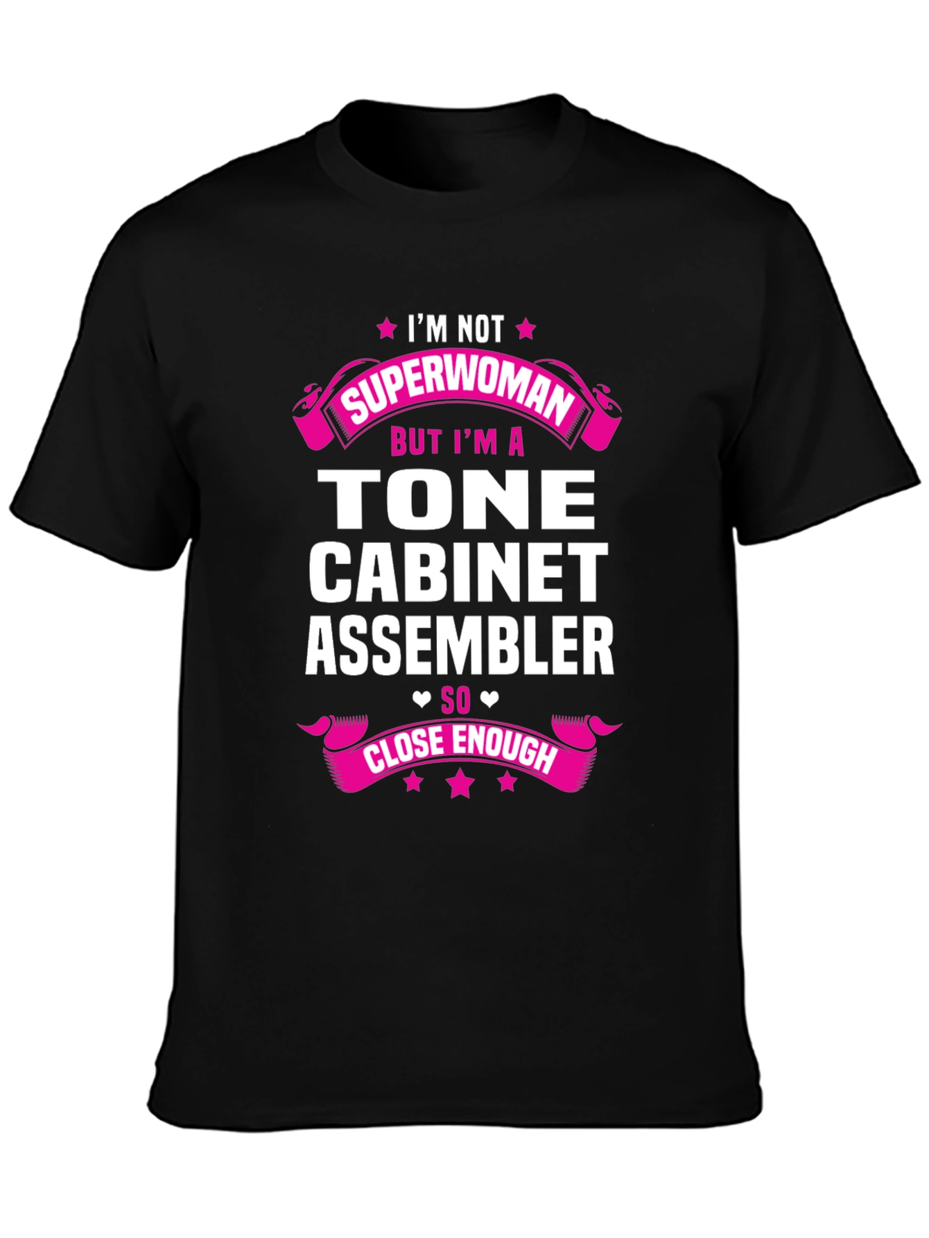 Tone Cabinet Assembler T-Shirt - Not Superwoman