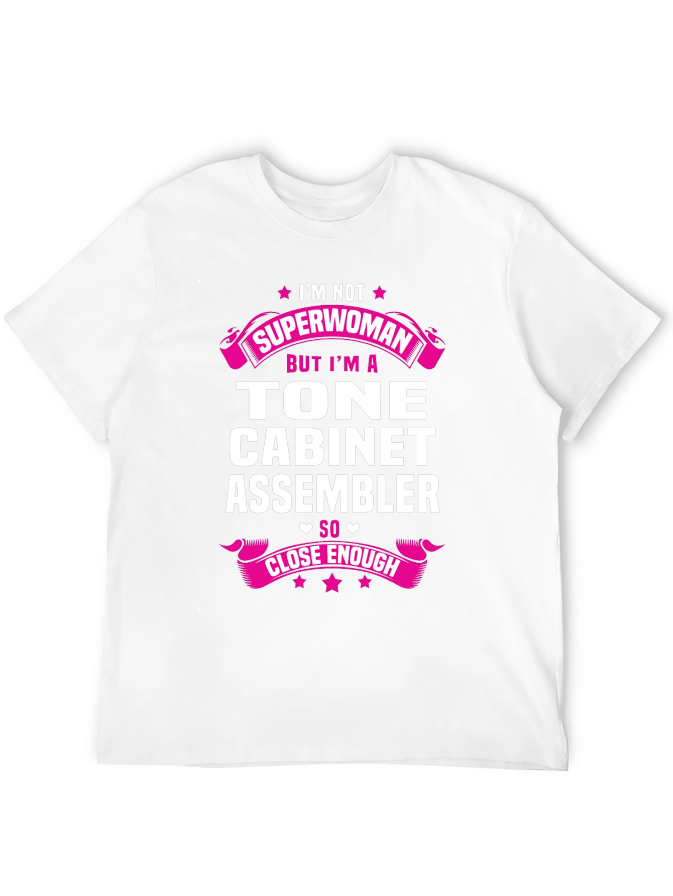 Tone Cabinet Assembler T-Shirt - Not Superwoman