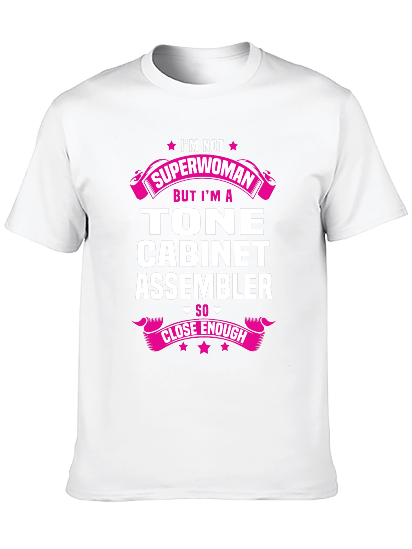 Tone Cabinet Assembler T-Shirt - Not Superwoman