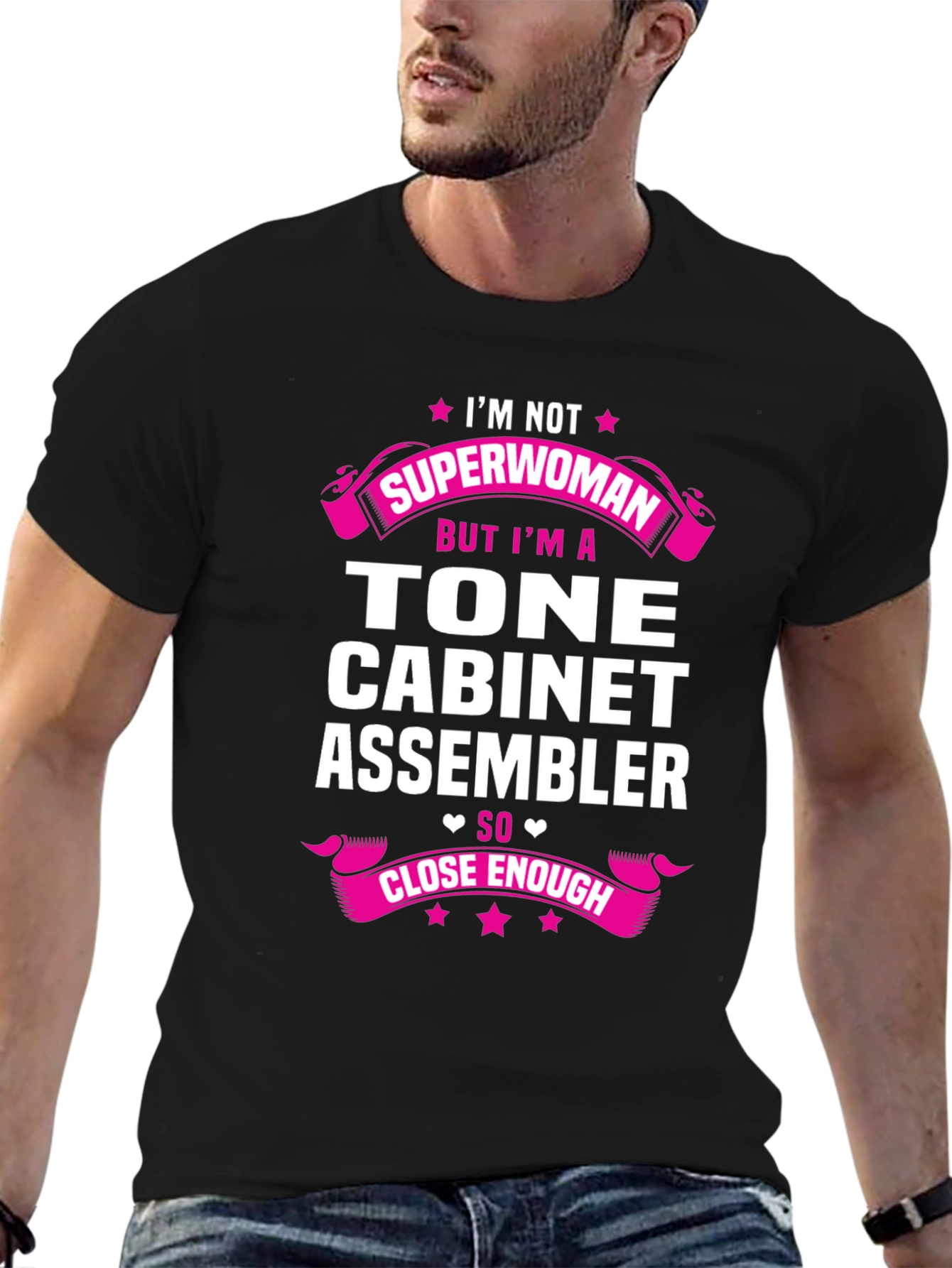 Tone Cabinet Assembler T-Shirt - Not Superwoman