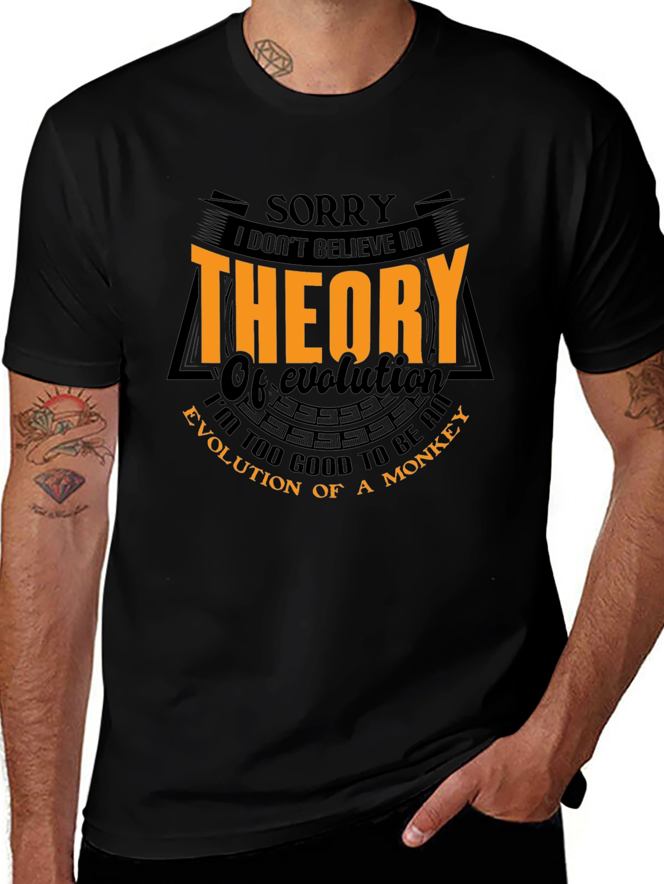 Funny Evolution Theory Graphic Tee