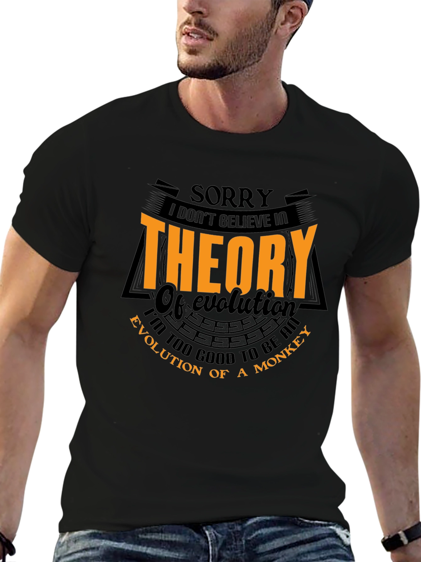 Funny Evolution Theory Graphic Tee