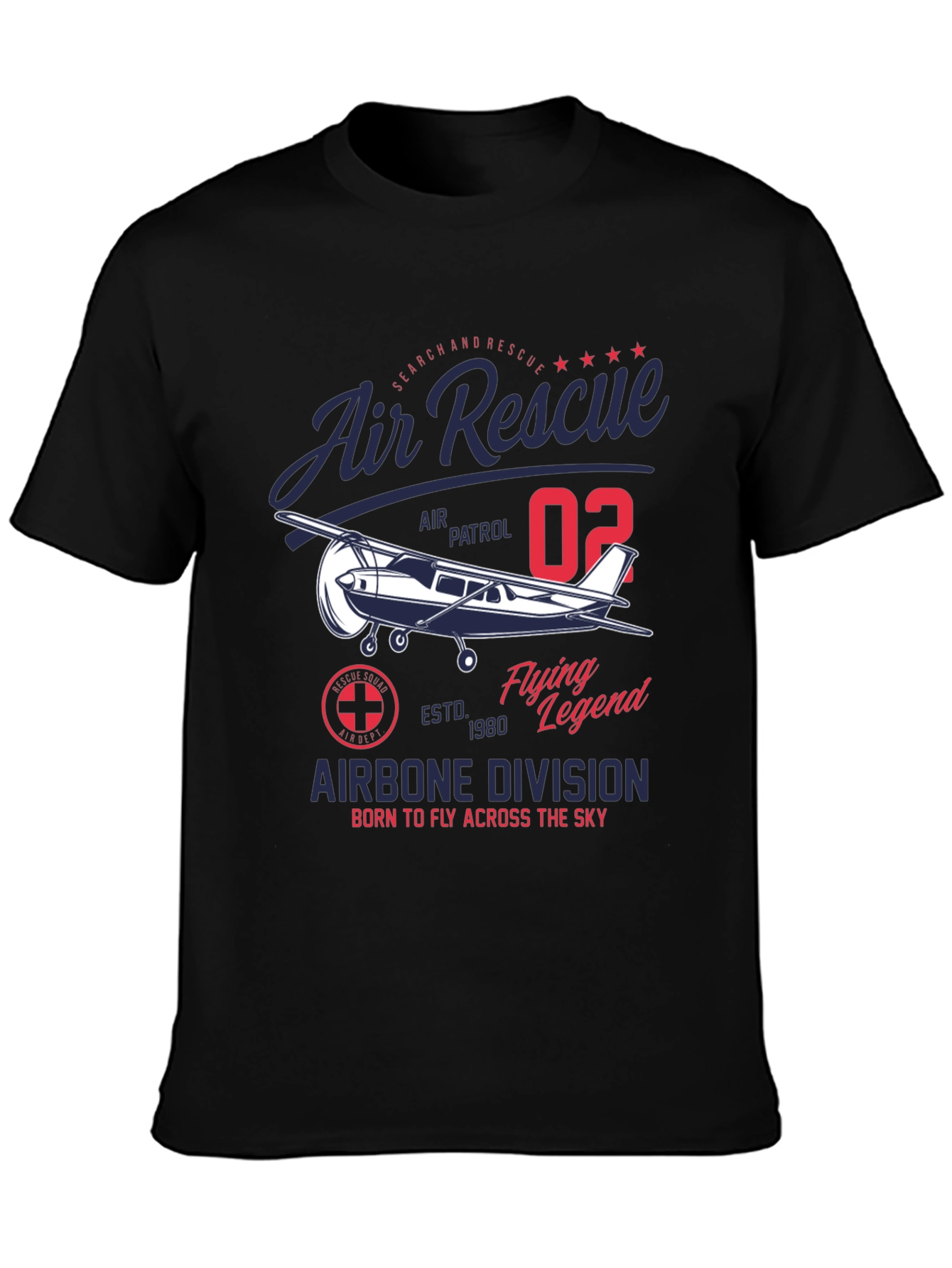 Air Rescue Aviation T-Shirt - Flying Legend Design