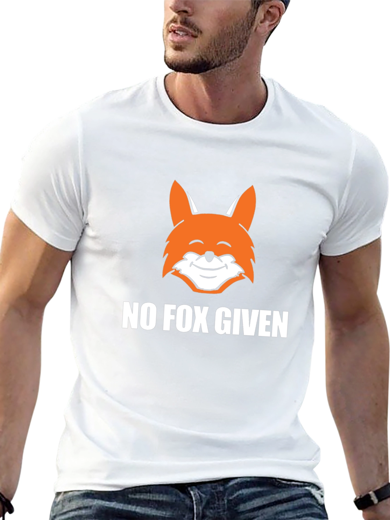 No Fox Given T-Shirt - Black Cotton Graphic Tee