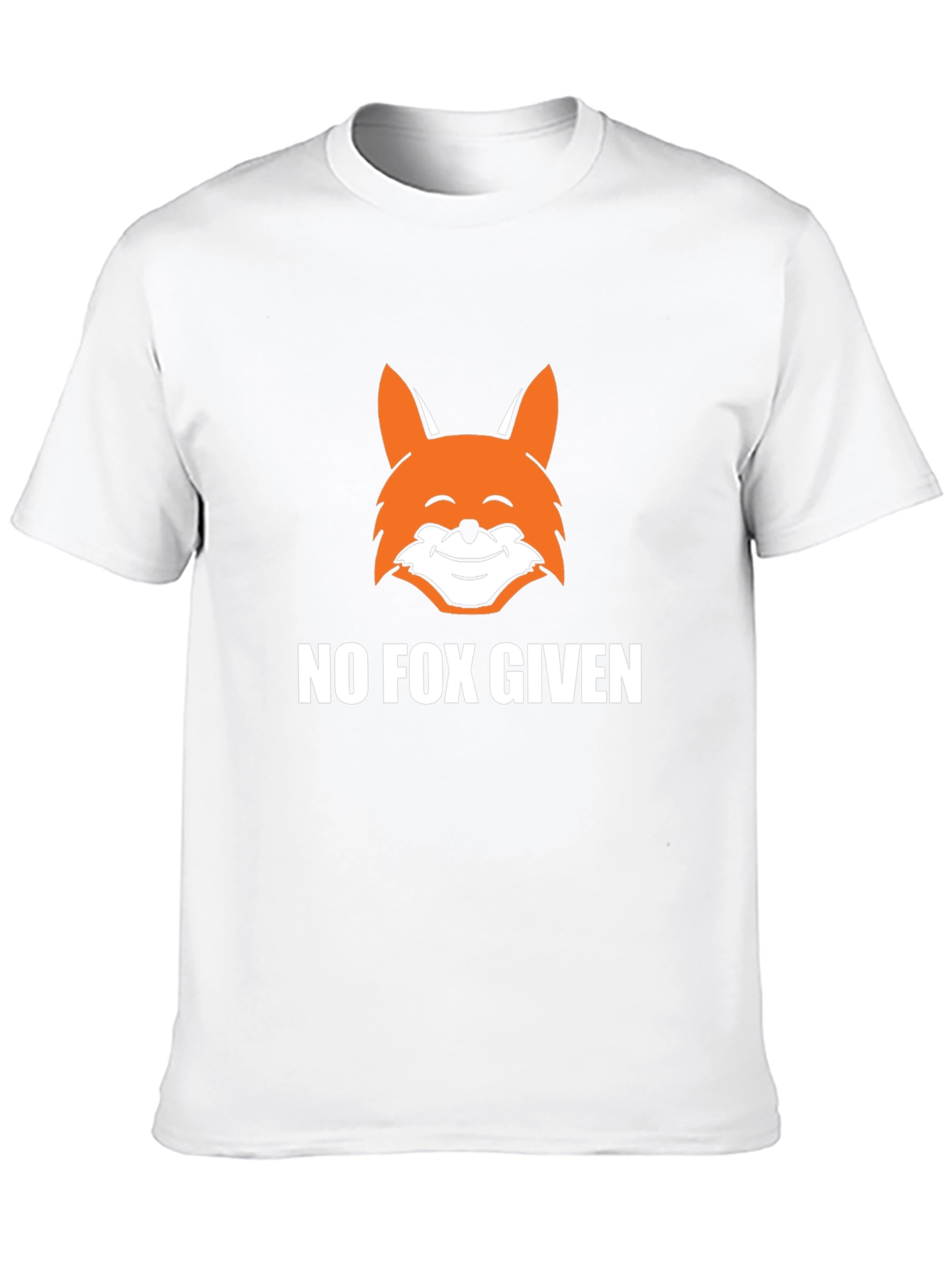 No Fox Given T-Shirt - Black Cotton Graphic Tee
