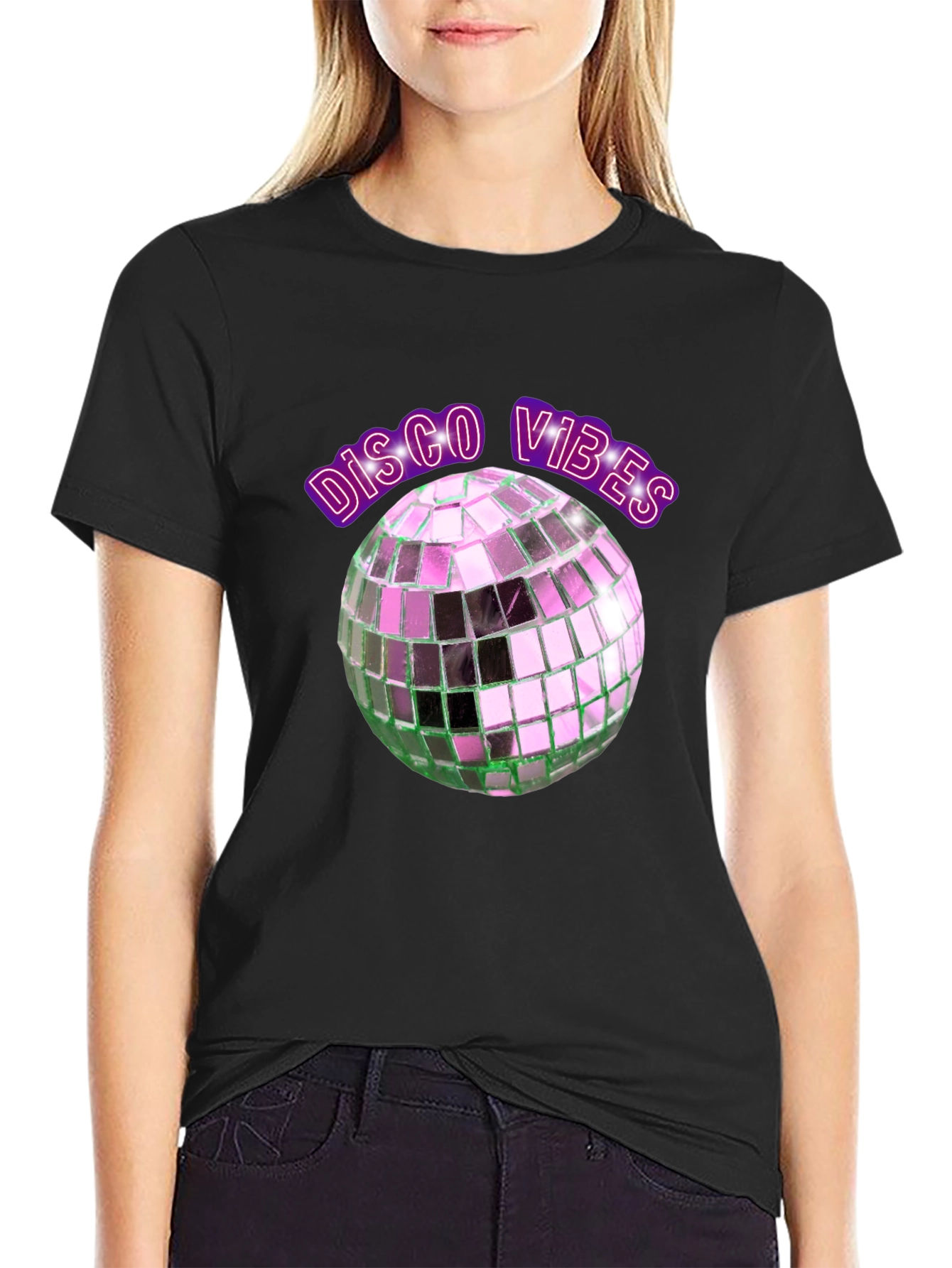 Disco Vibes Graphic T-Shirt