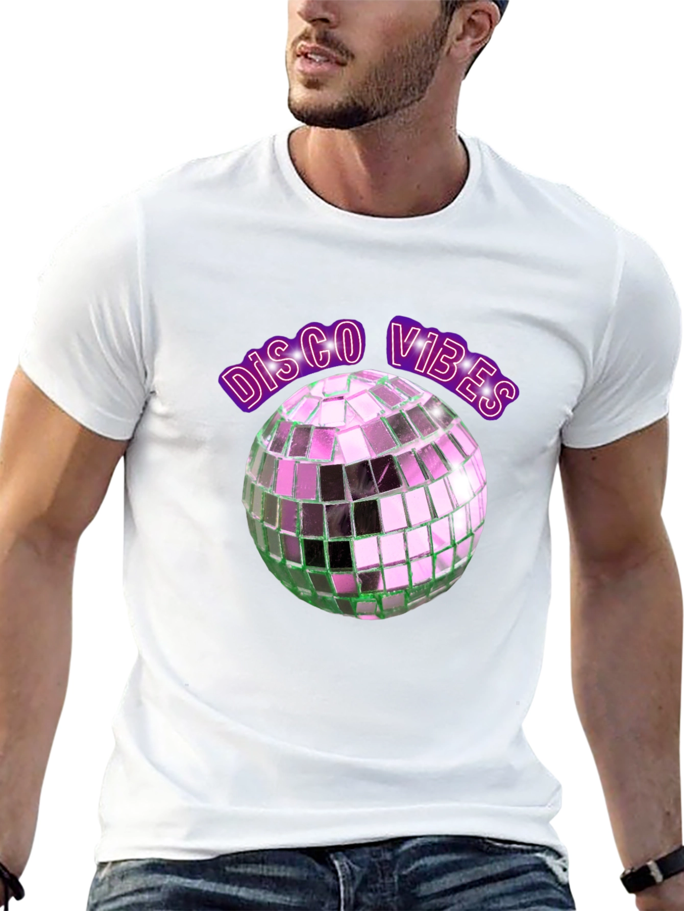 Disco Vibes Graphic T-Shirt