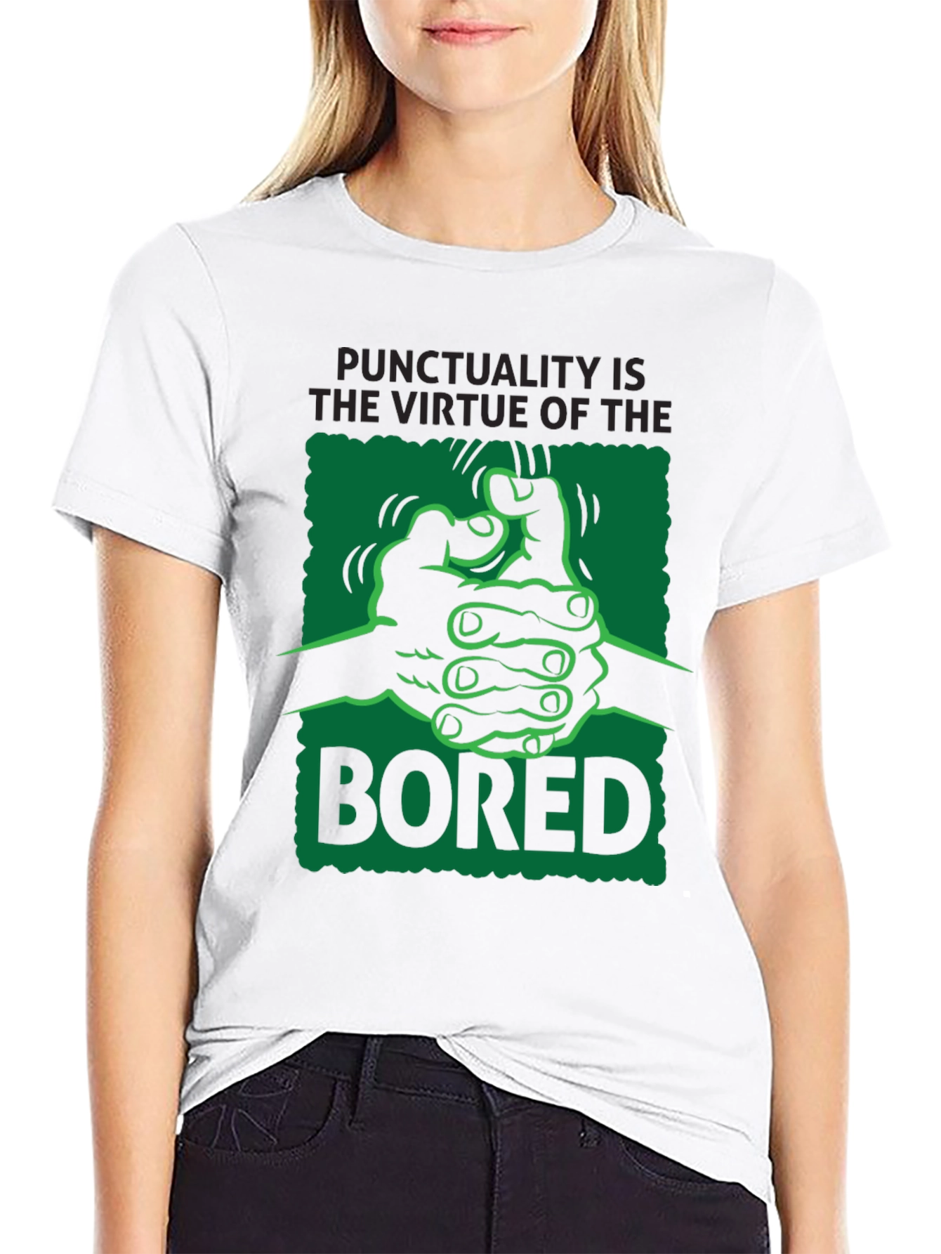 Punctuality is Virtue of Bored T-Shirt