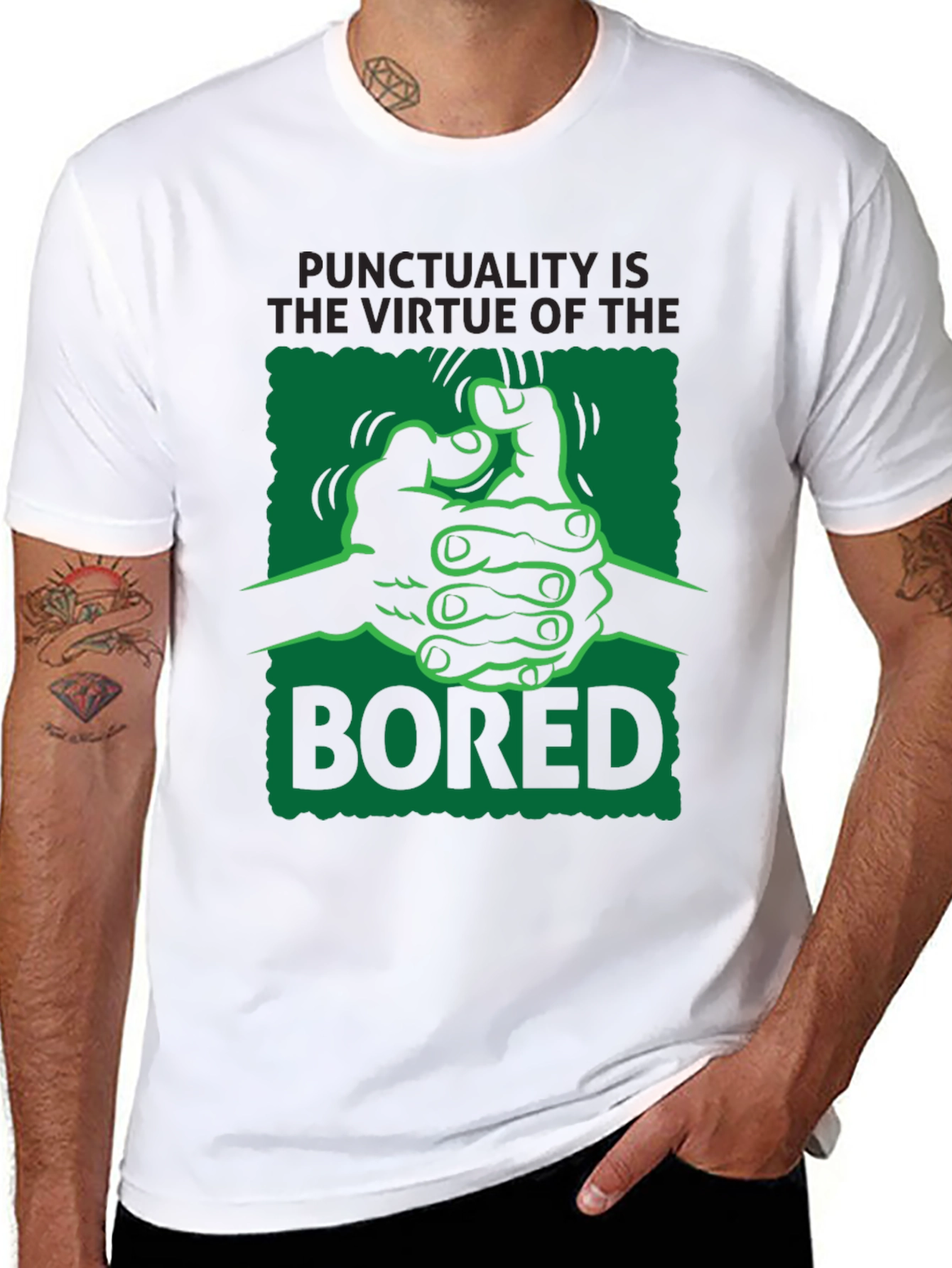 Punctuality is Virtue of Bored T-Shirt