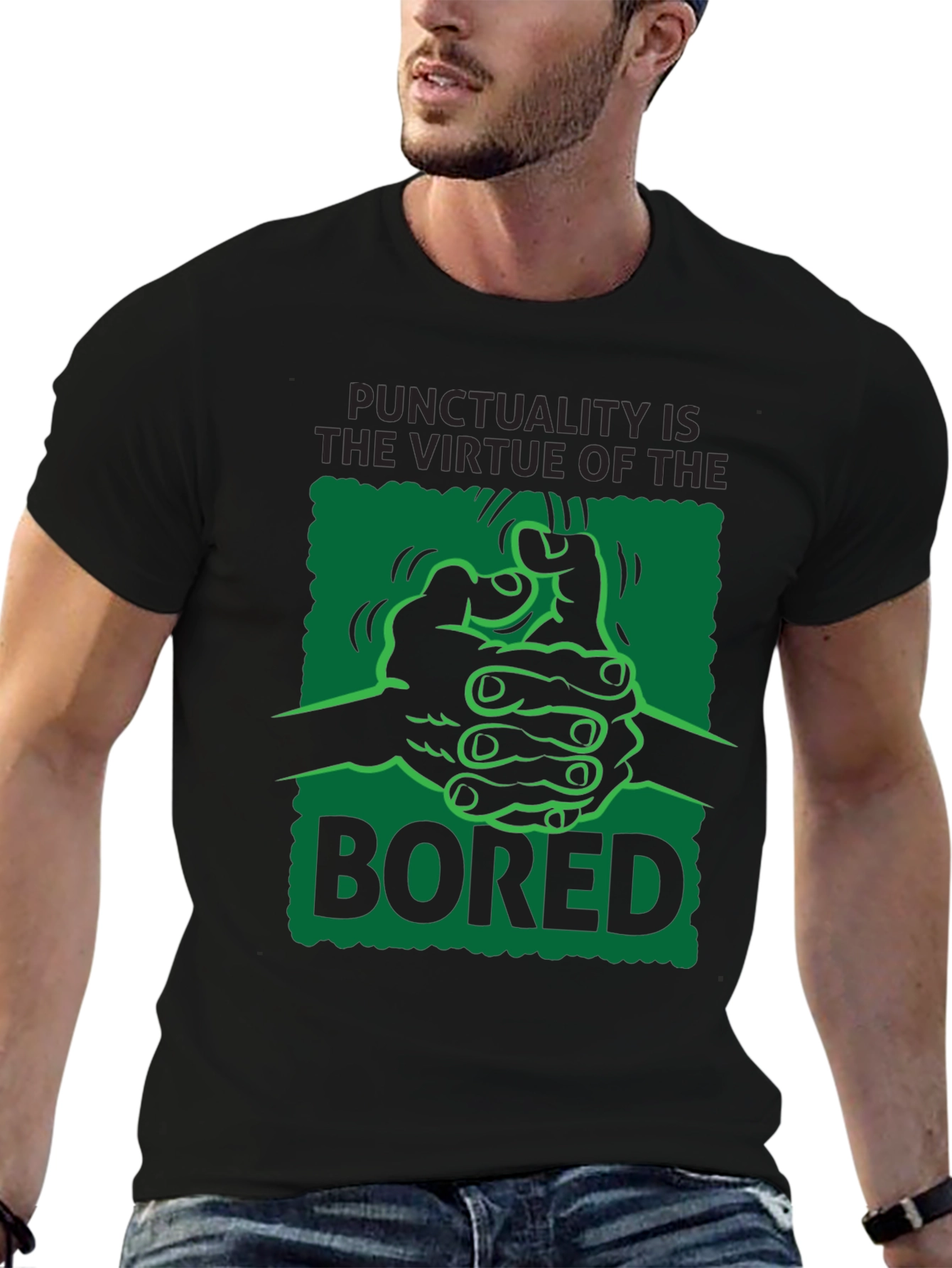 Punctuality is Virtue of Bored T-Shirt