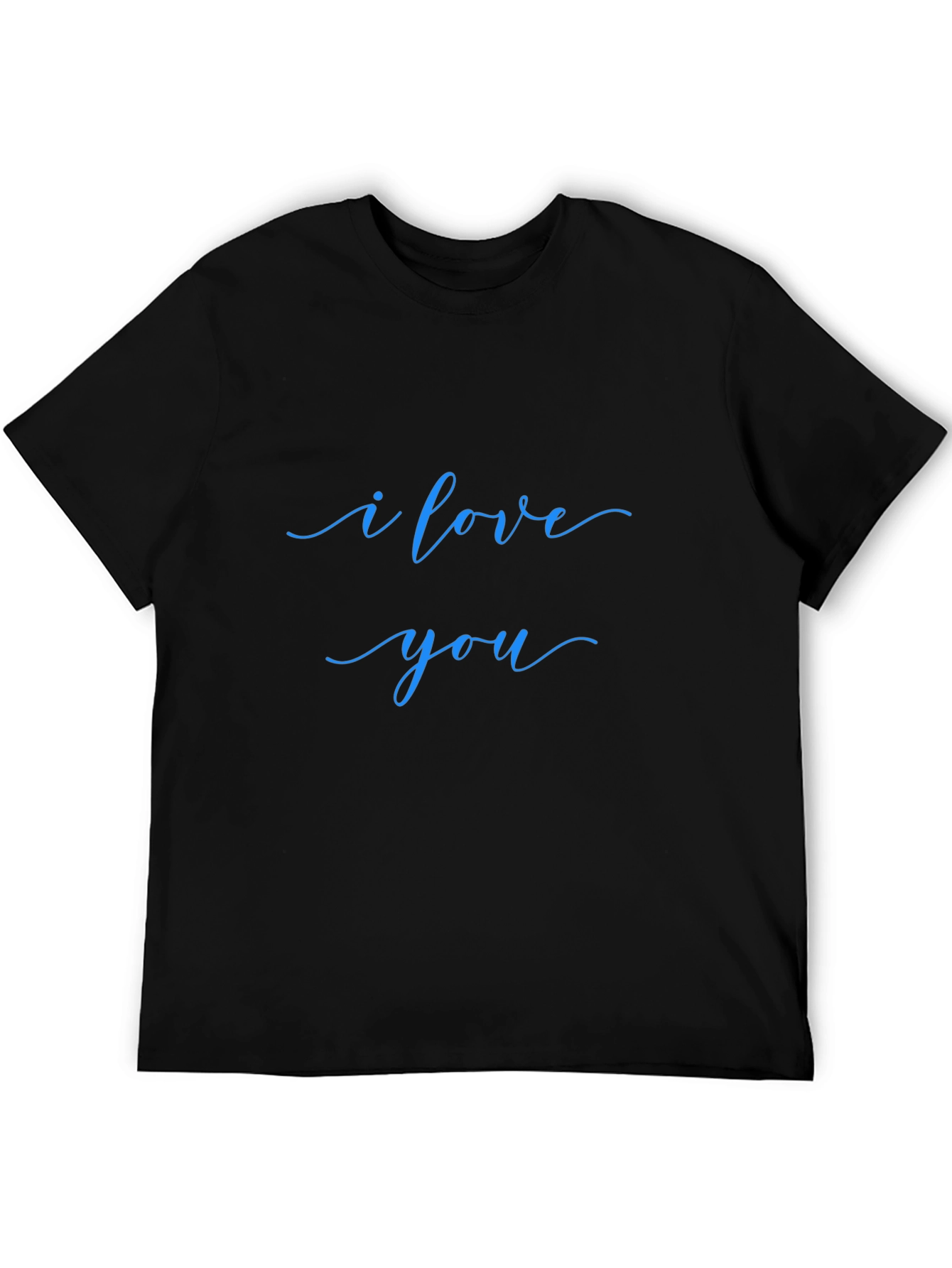 I Love You Black T-Shirt