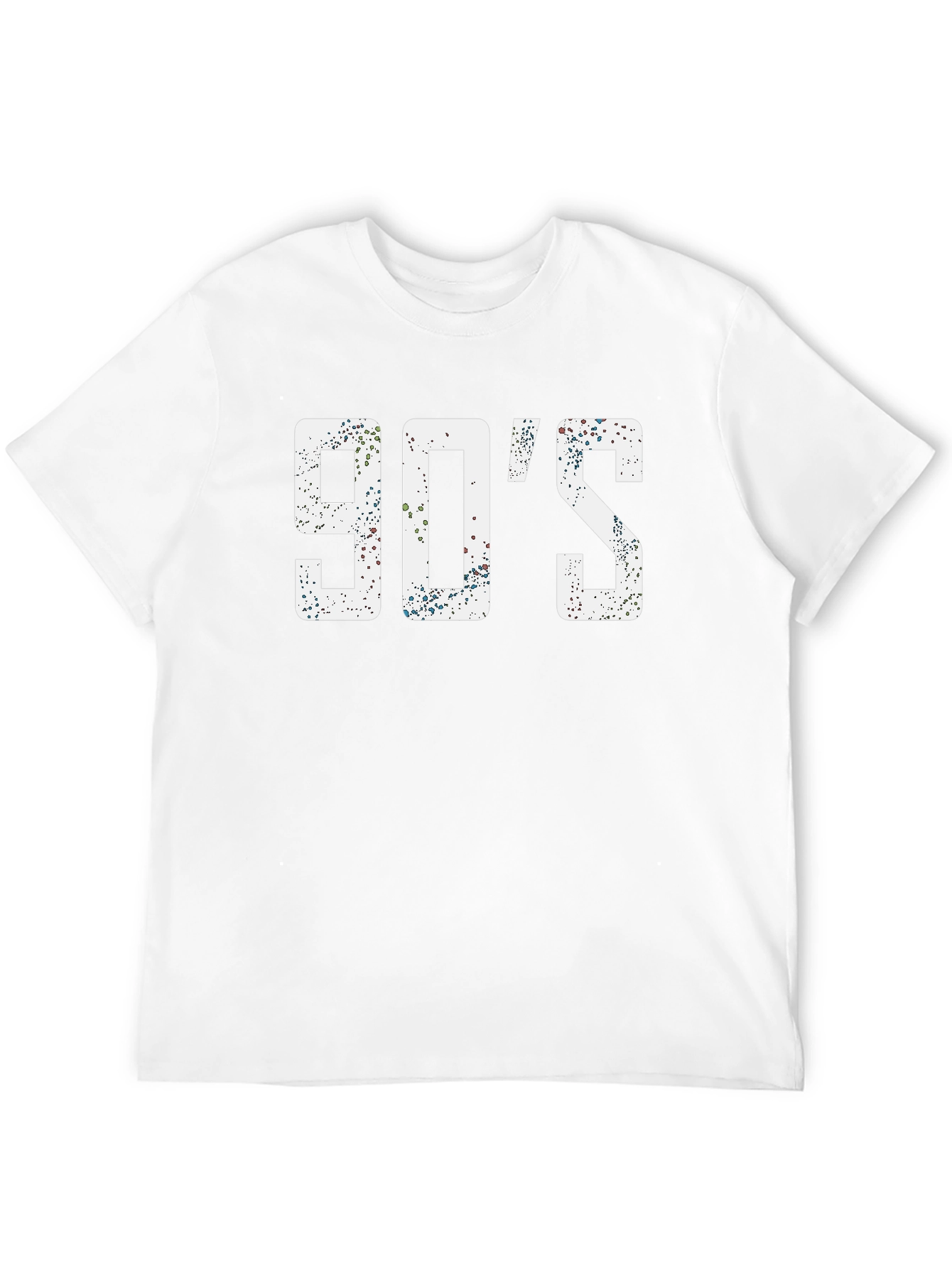 90s Throwback Graphic Tee - Black