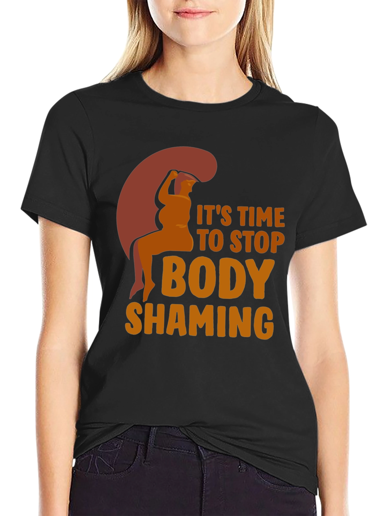 Stop Body Shaming Graphic T-Shirt