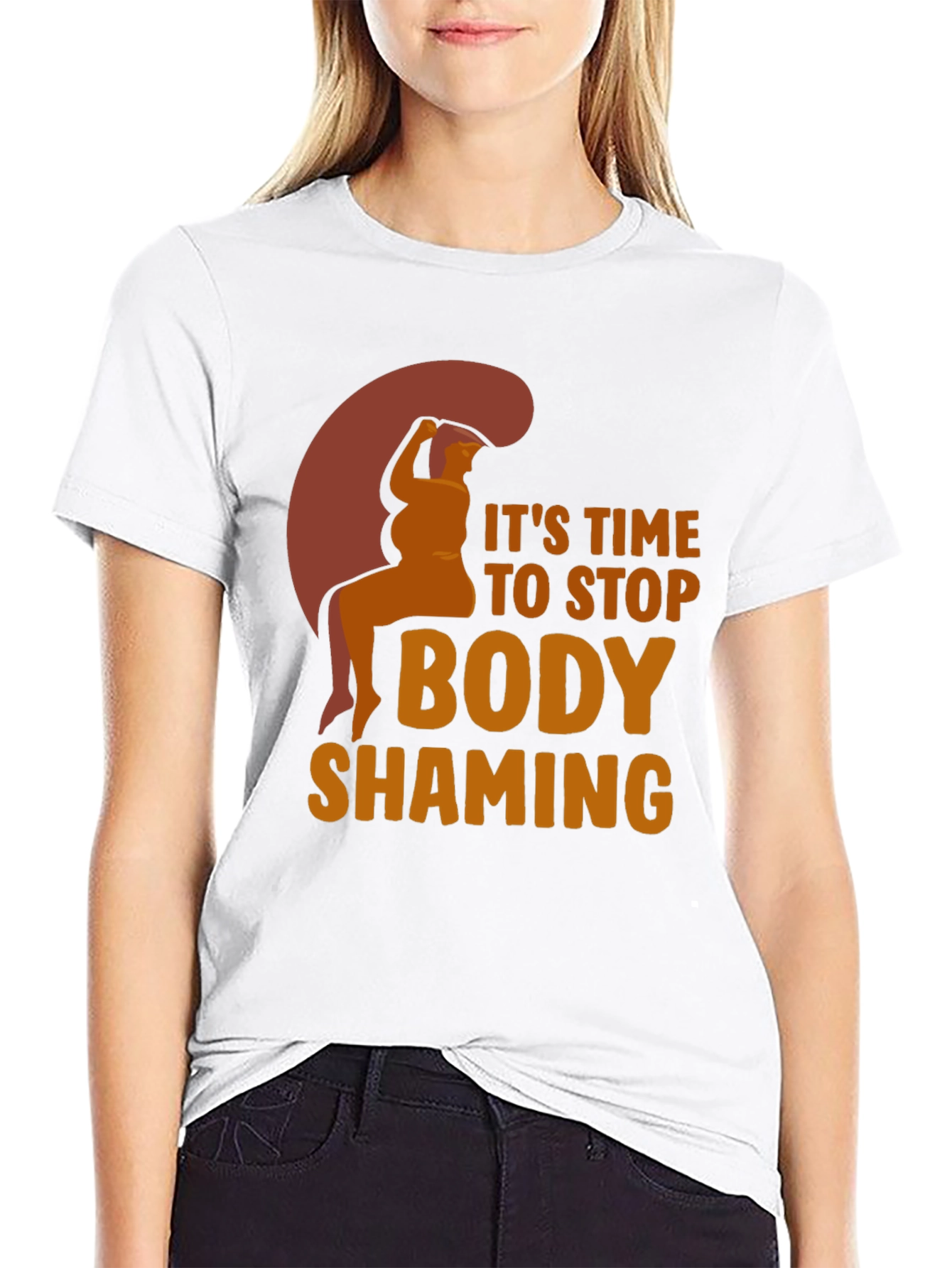 Stop Body Shaming Graphic T-Shirt