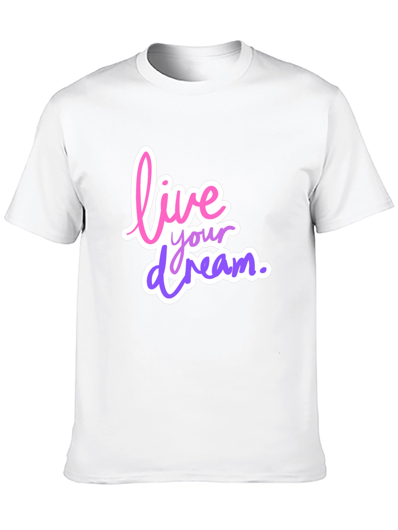 Live Your Dream Graphic Tee - Trendy Black T-Shirt