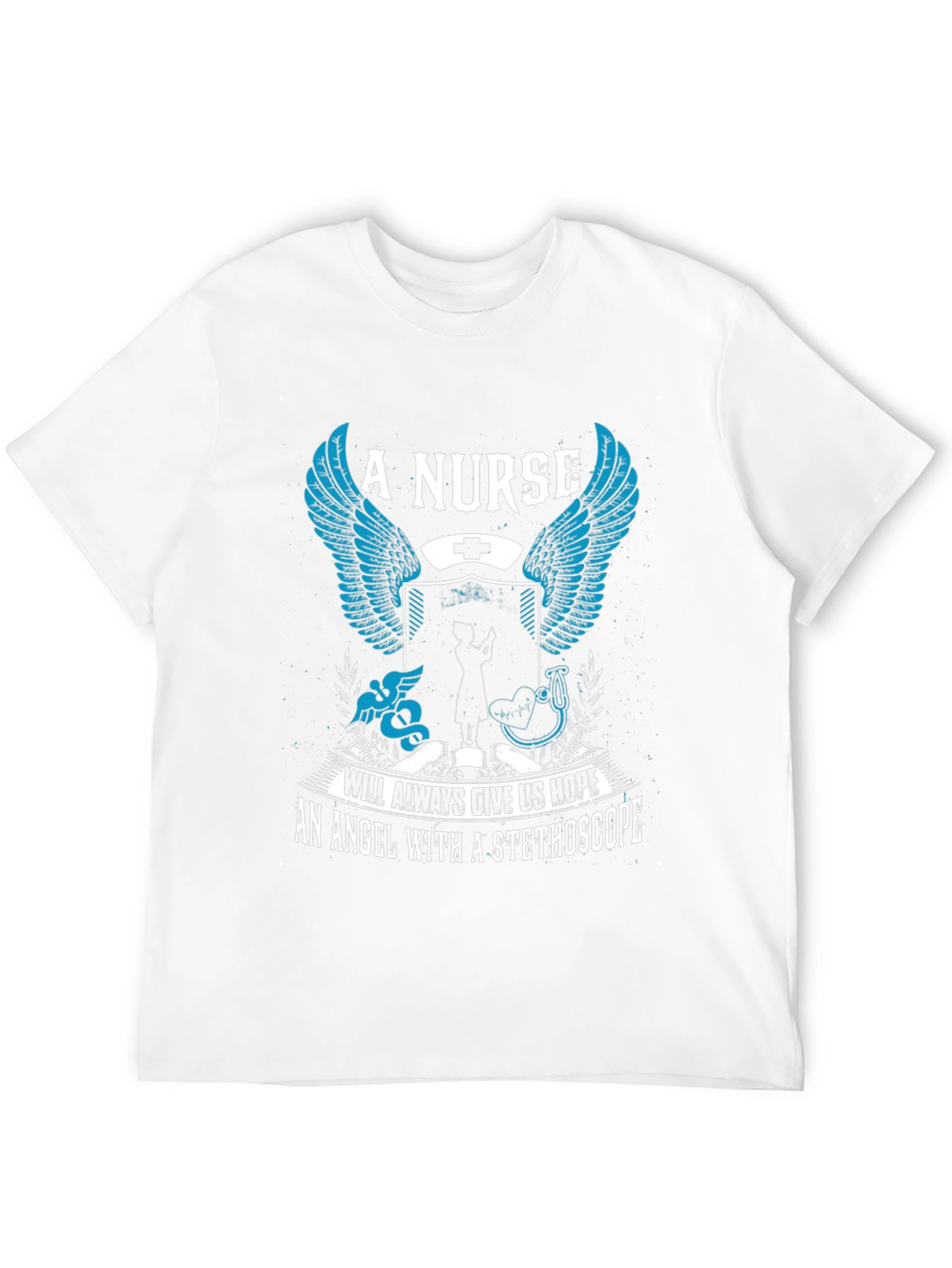 Nurse Angel T-Shirt - Stethoscope Hope Tee