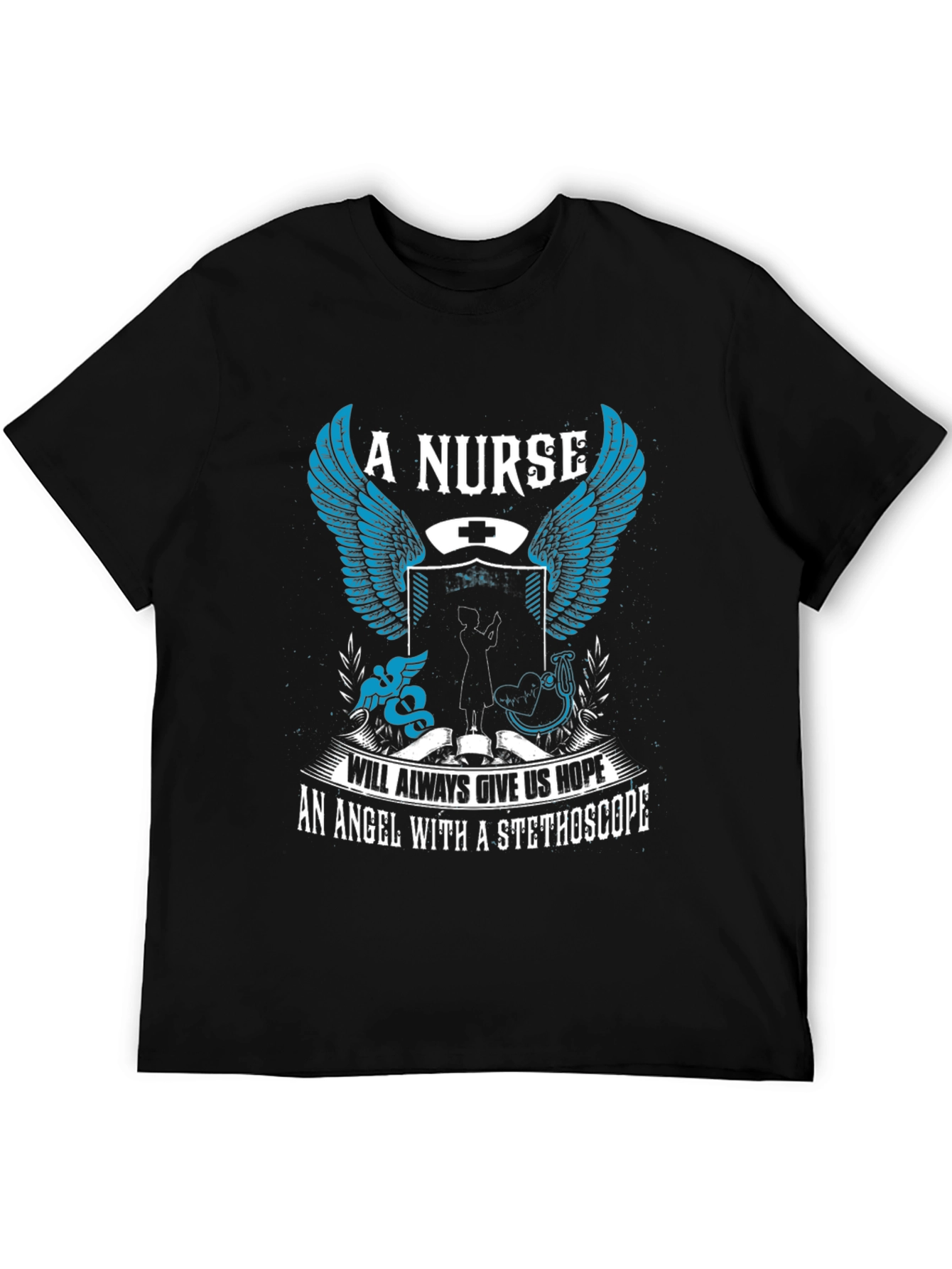Nurse Angel T-Shirt - Stethoscope Hope Tee