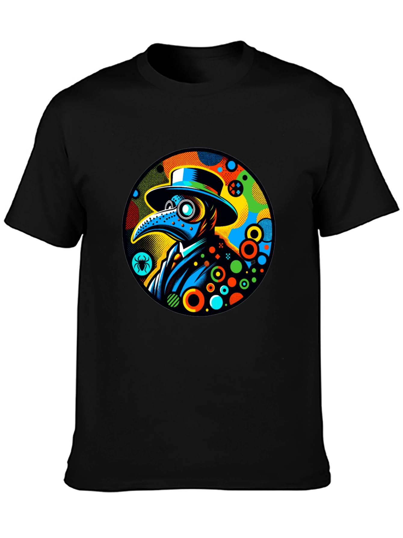 Plague Doctor Graphic Tee - Unique Design