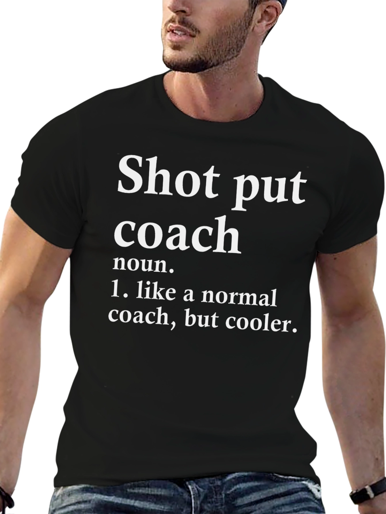 Shot Put Coach Definition T-Shirt