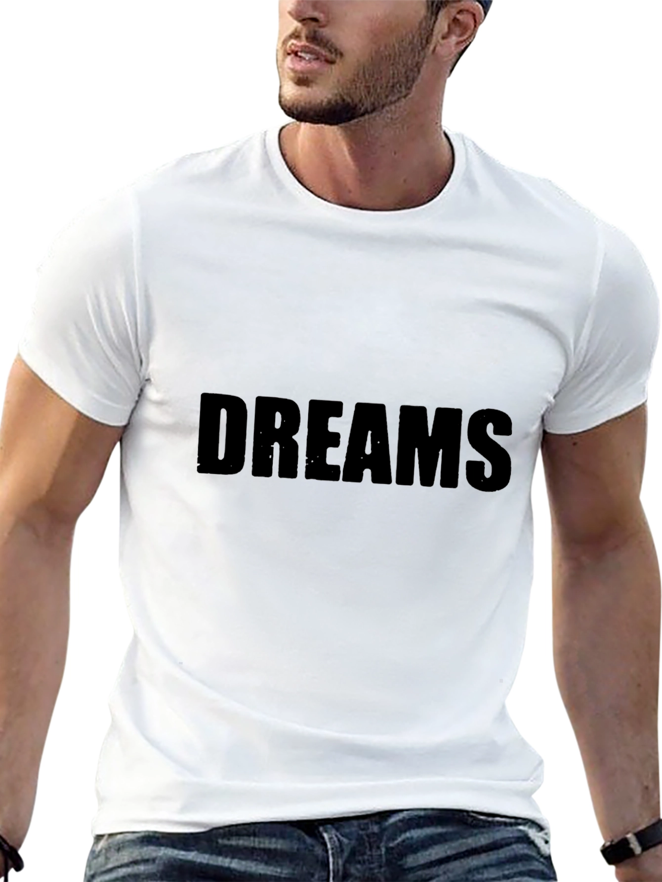 Dreams Black T-Shirt - Stylish and Comfortable