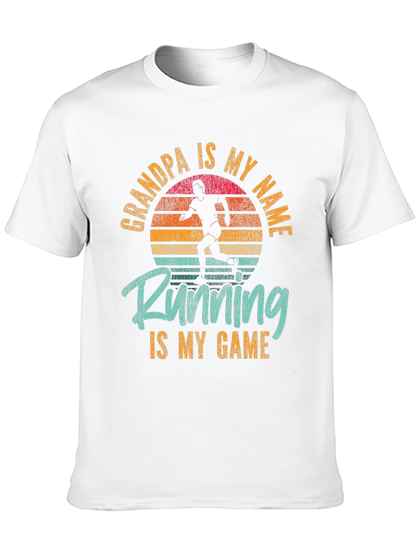 Grandpa Running T-Shirt - Funny Runners Tee