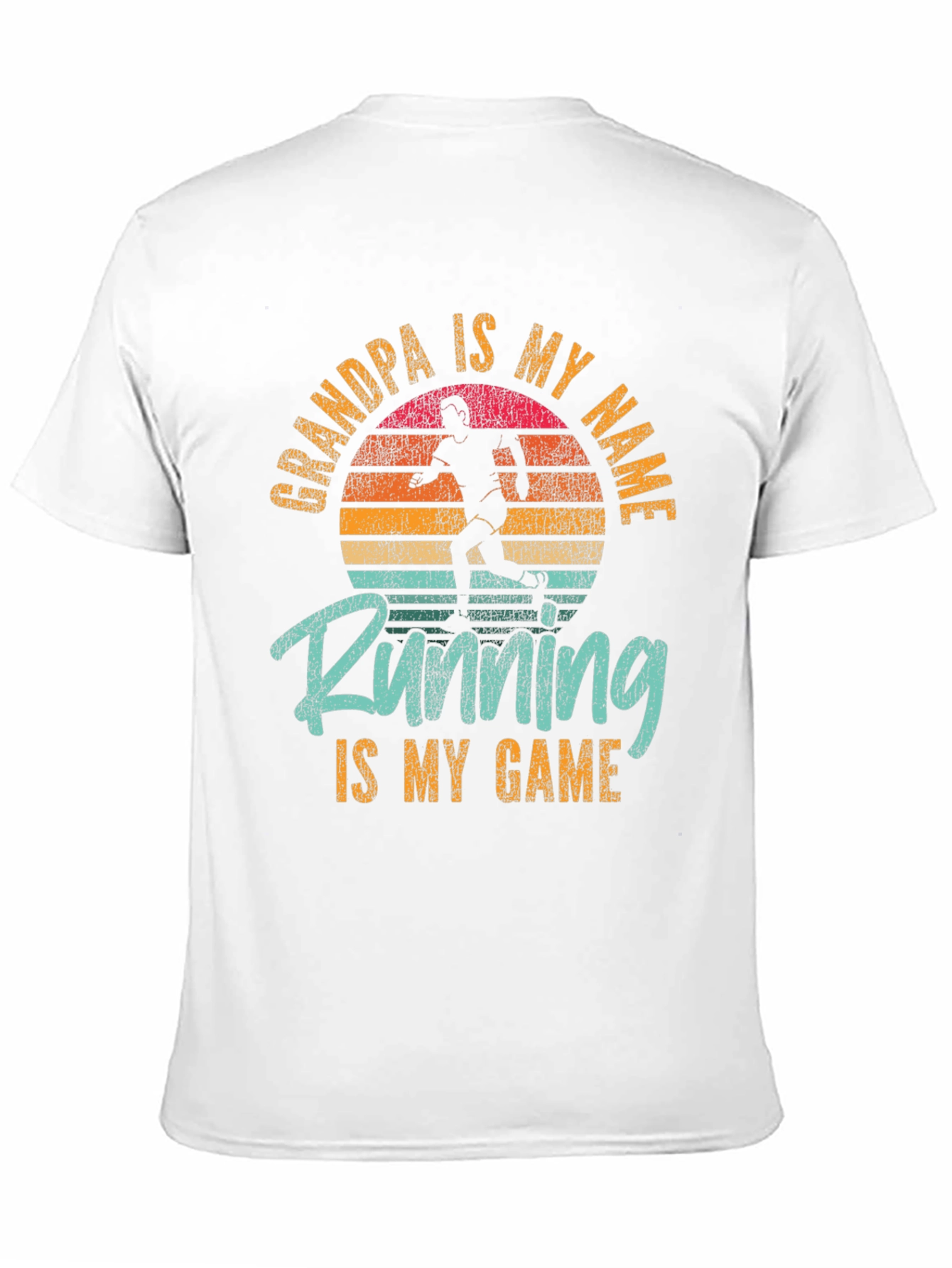 Grandpa Running T-Shirt - Funny Runners Tee