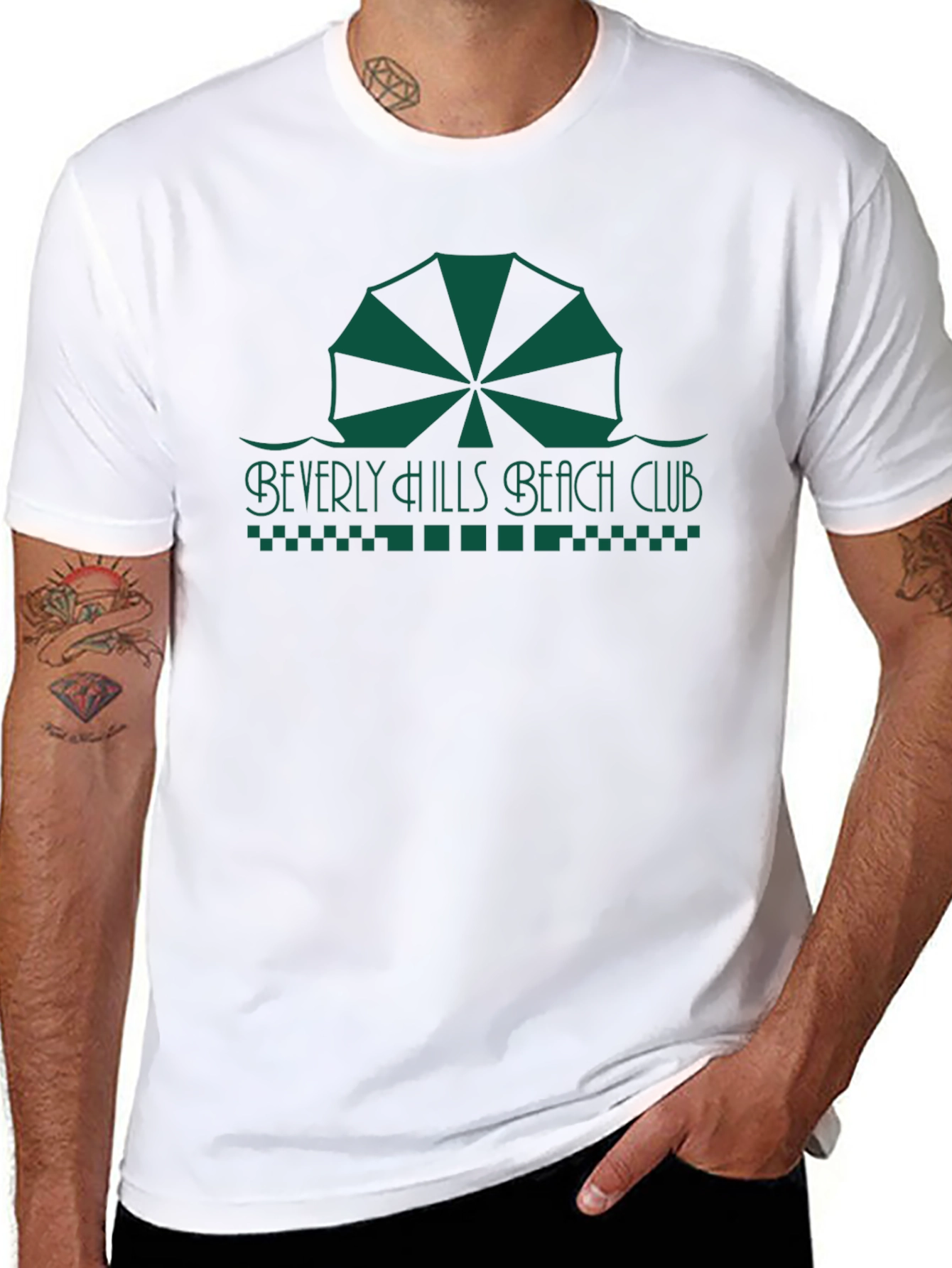Beverly Hills Beach Club Graphic Tee - Black