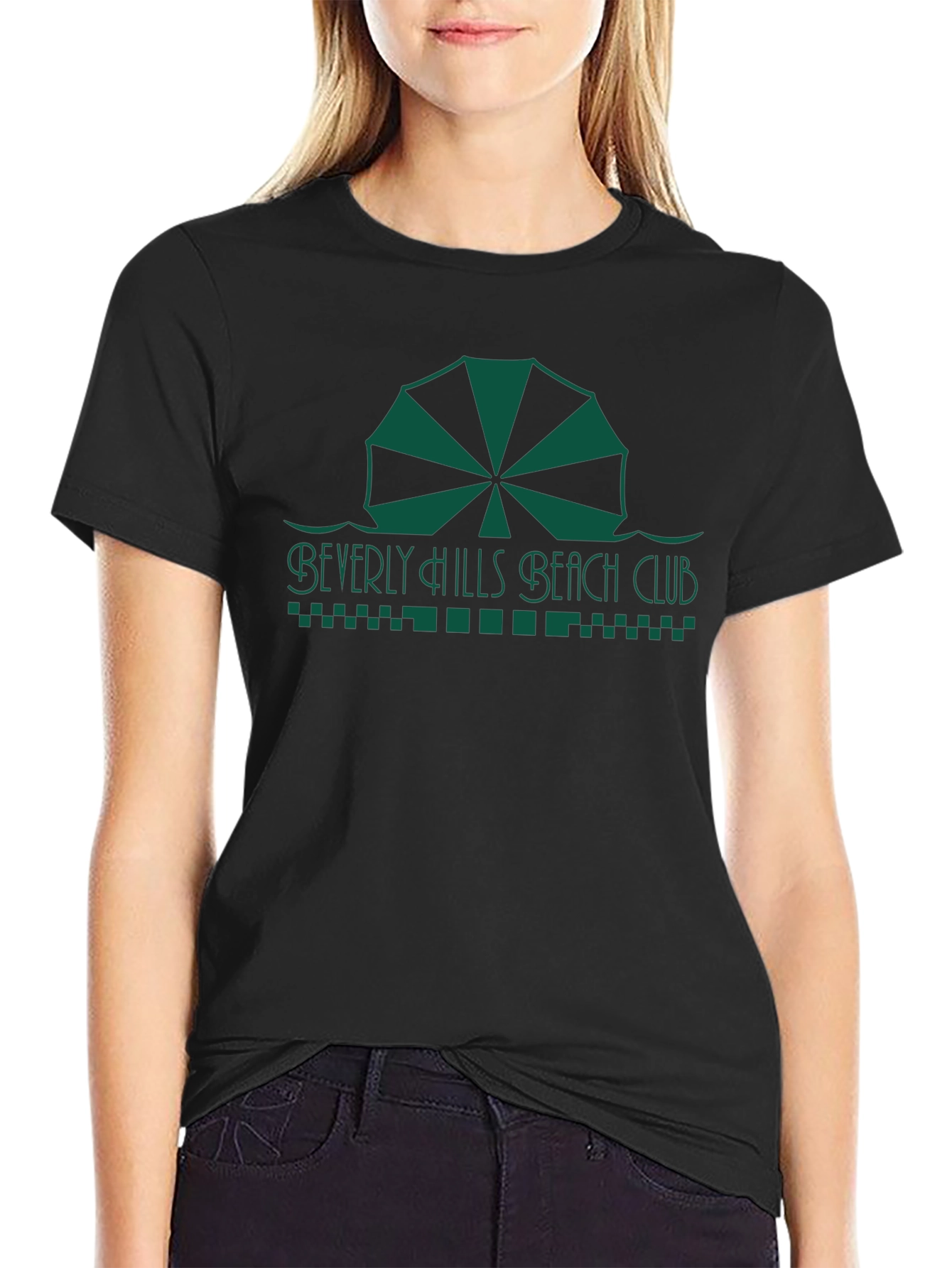 Beverly Hills Beach Club Graphic Tee - Black