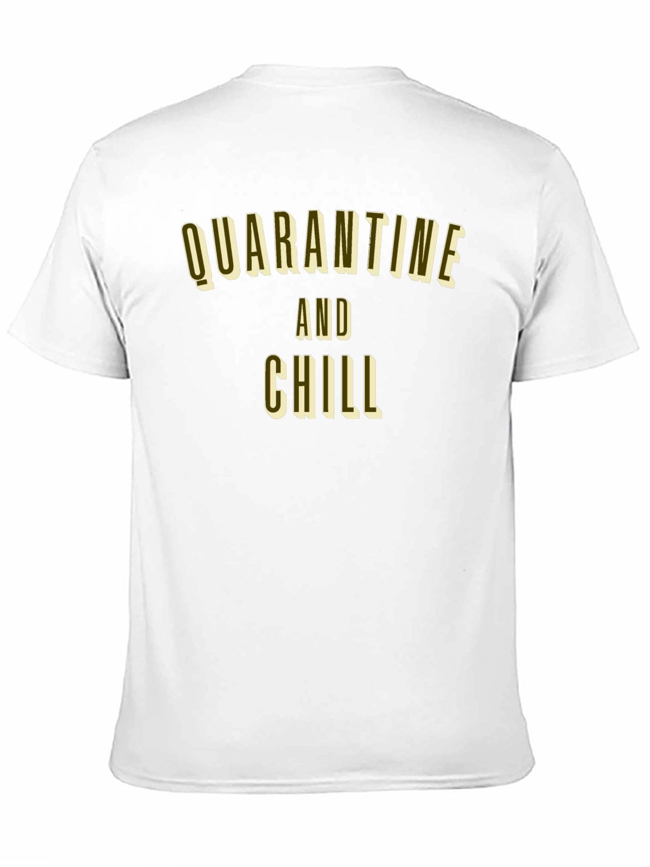 Quarantine and Chill Black Graphic Tee
