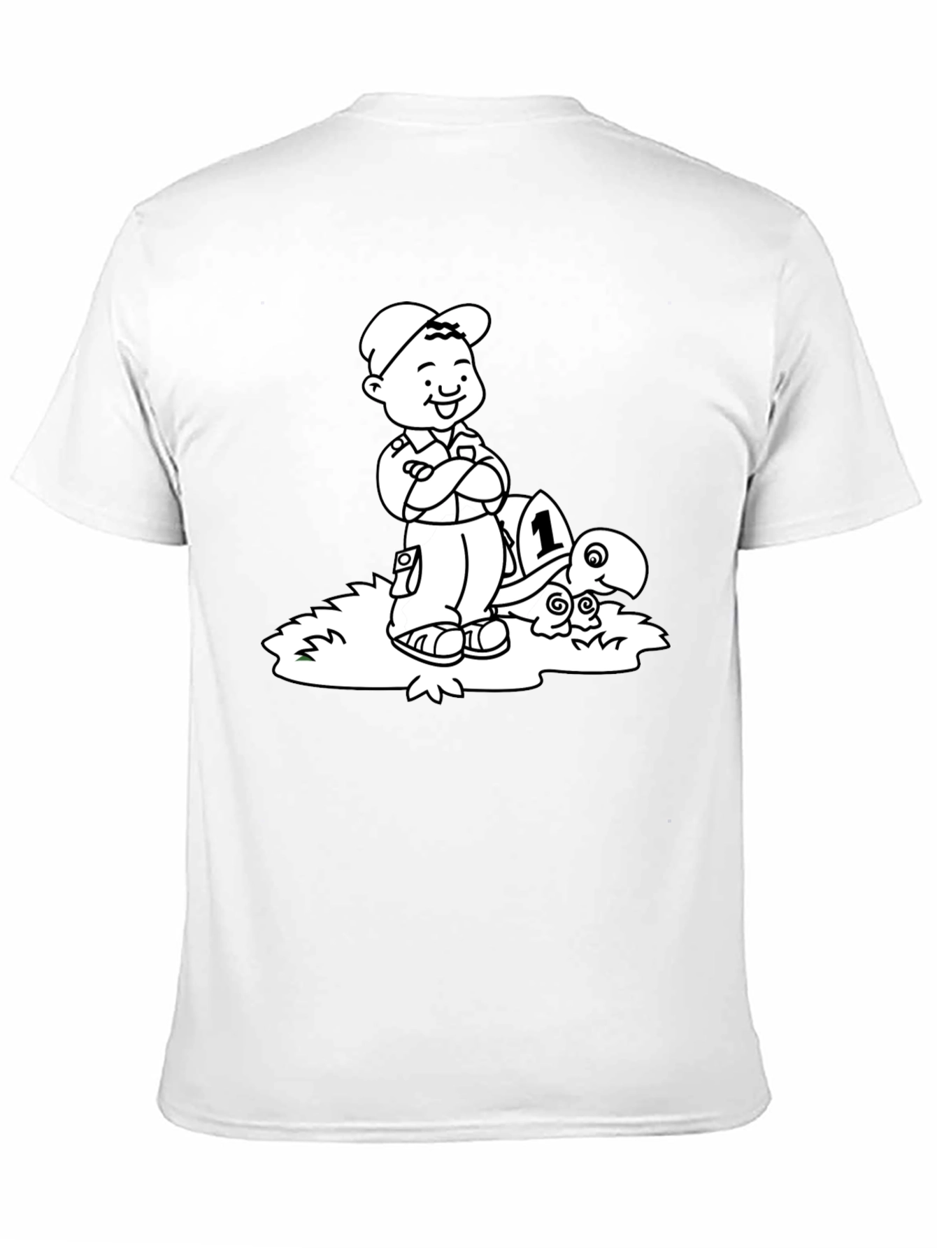 Boy and Turtle Graphic Tee