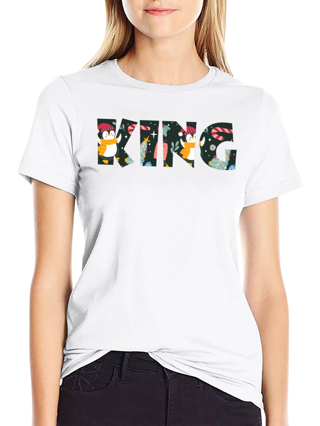 King Penguin Holiday Graphic Tee