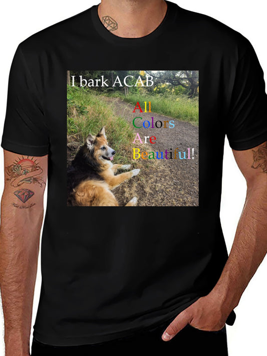 ACAB Dog Graphic T-Shirt - All Colors Are Beautiful Tee